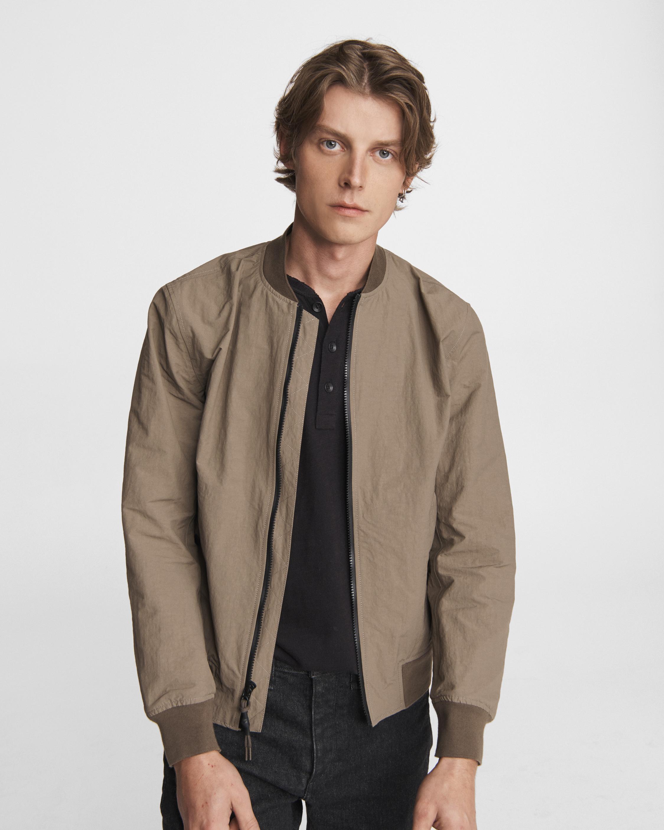 rag and bone black bomber jacket