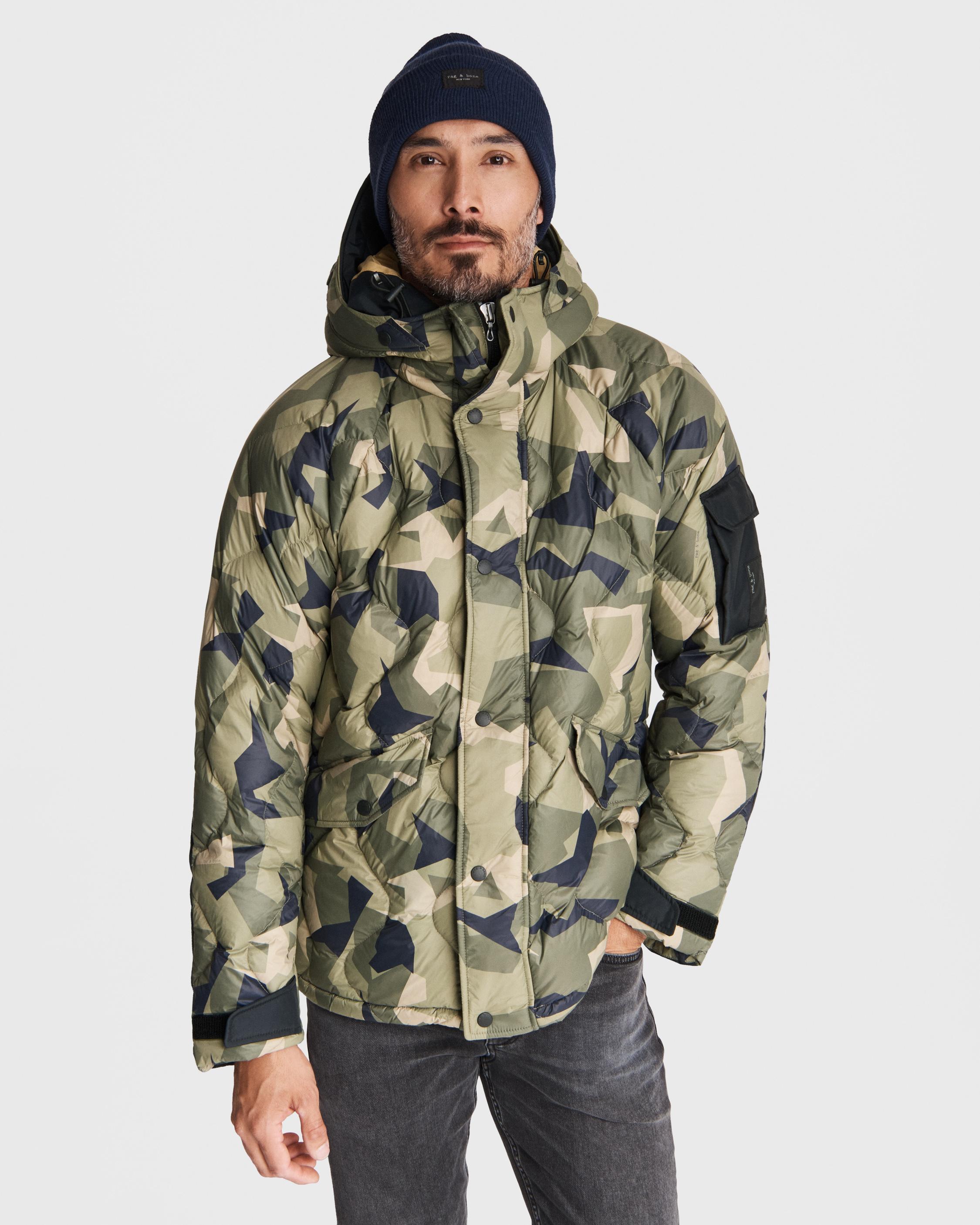 Down Filled Nylon Shield Jacket