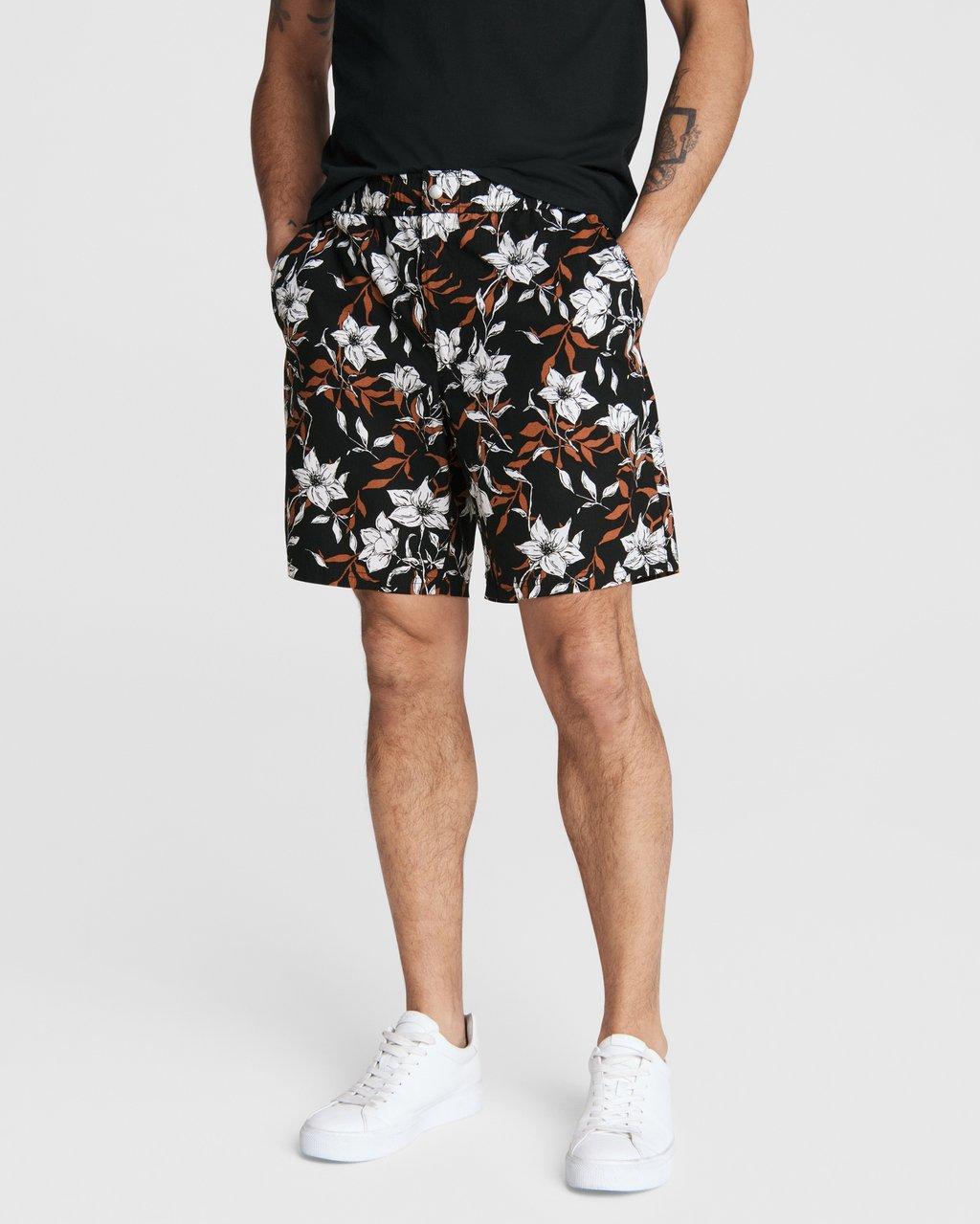 Perry Cotton Printed Short