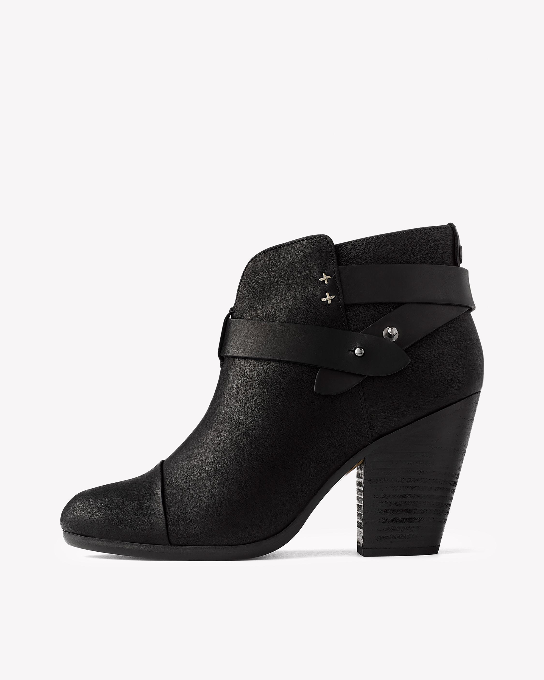 rag and bone harrow booties black