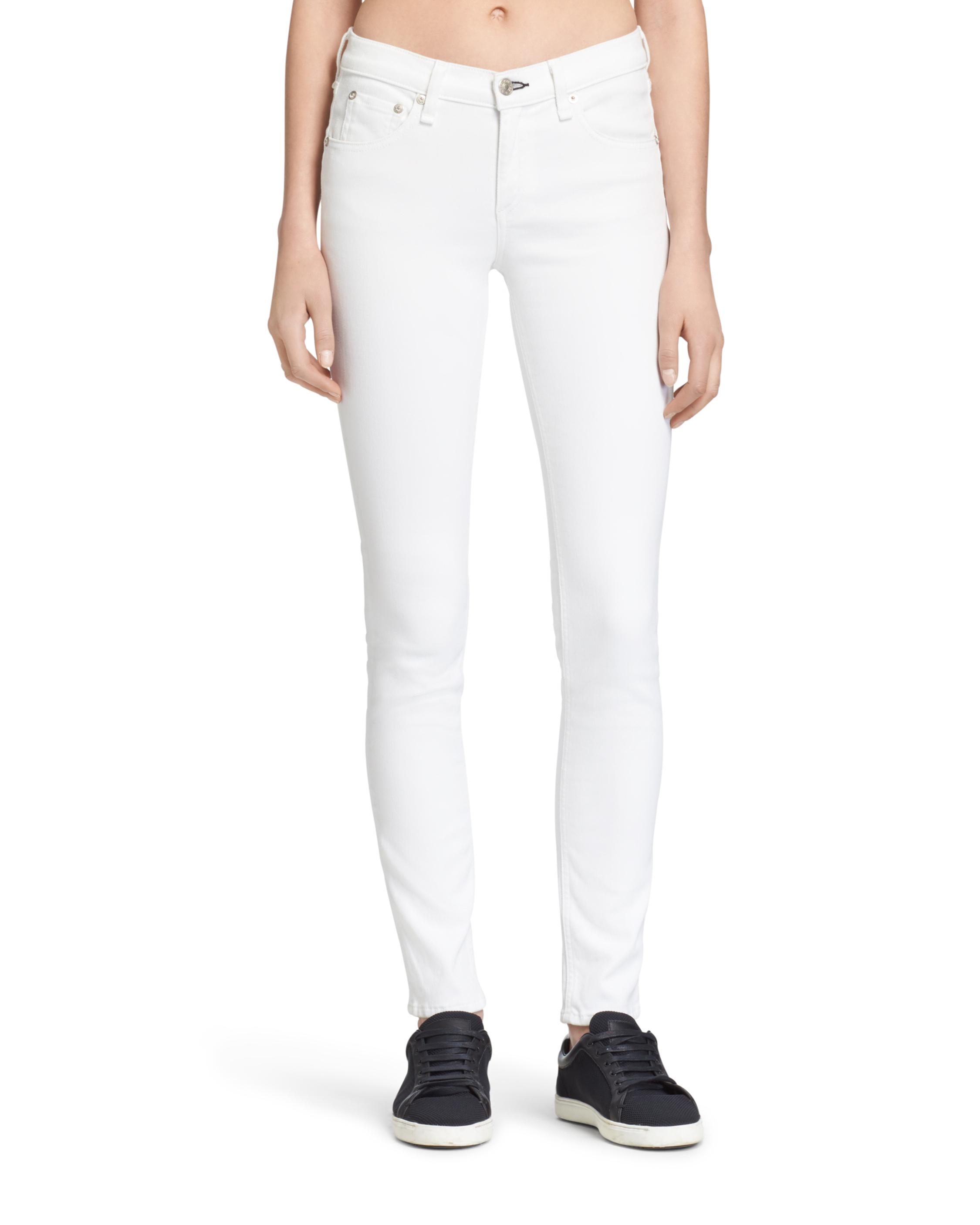 rag and bone white skinny jeans