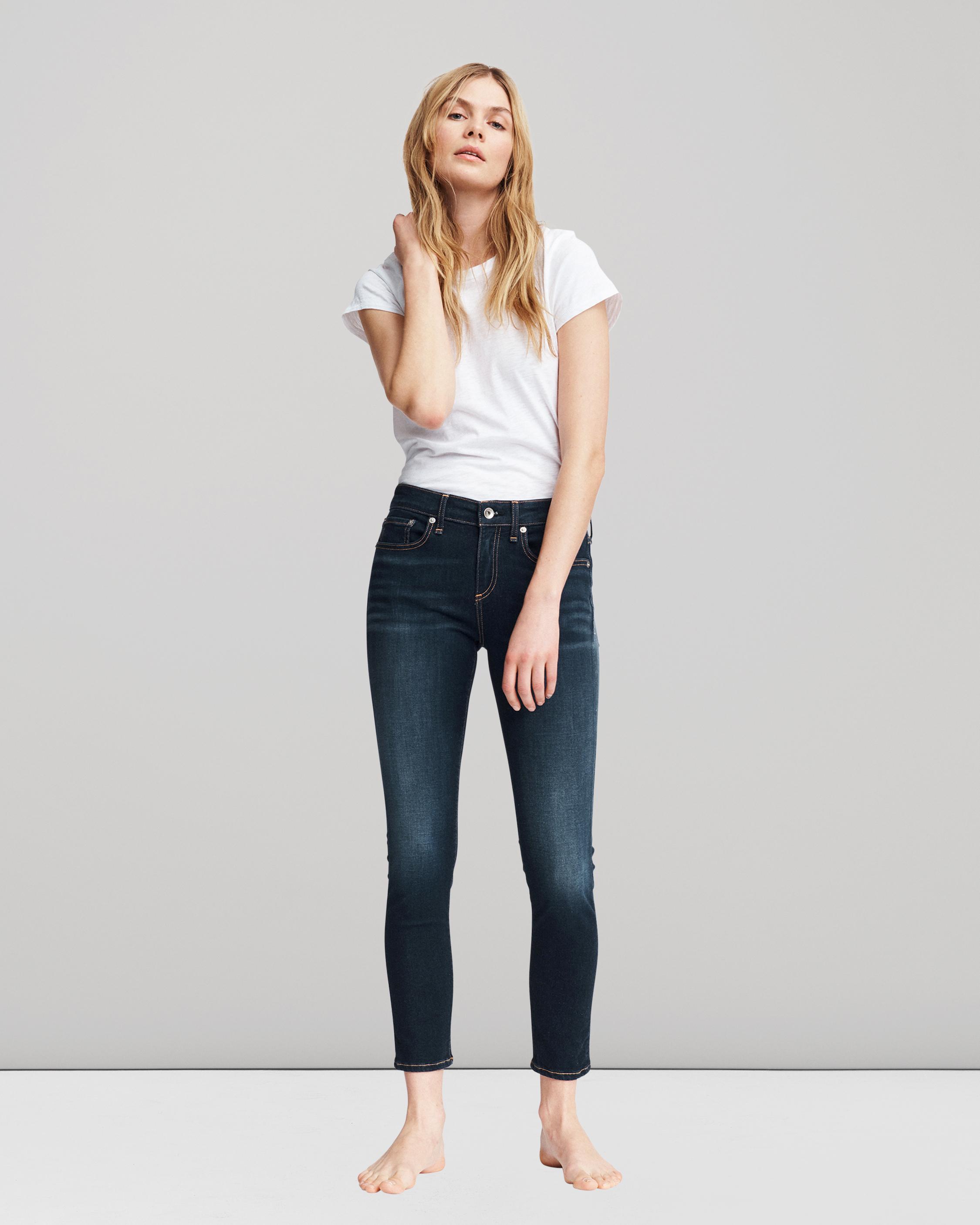 Cate Mid-Rise Ankle Skinny Jeans in 