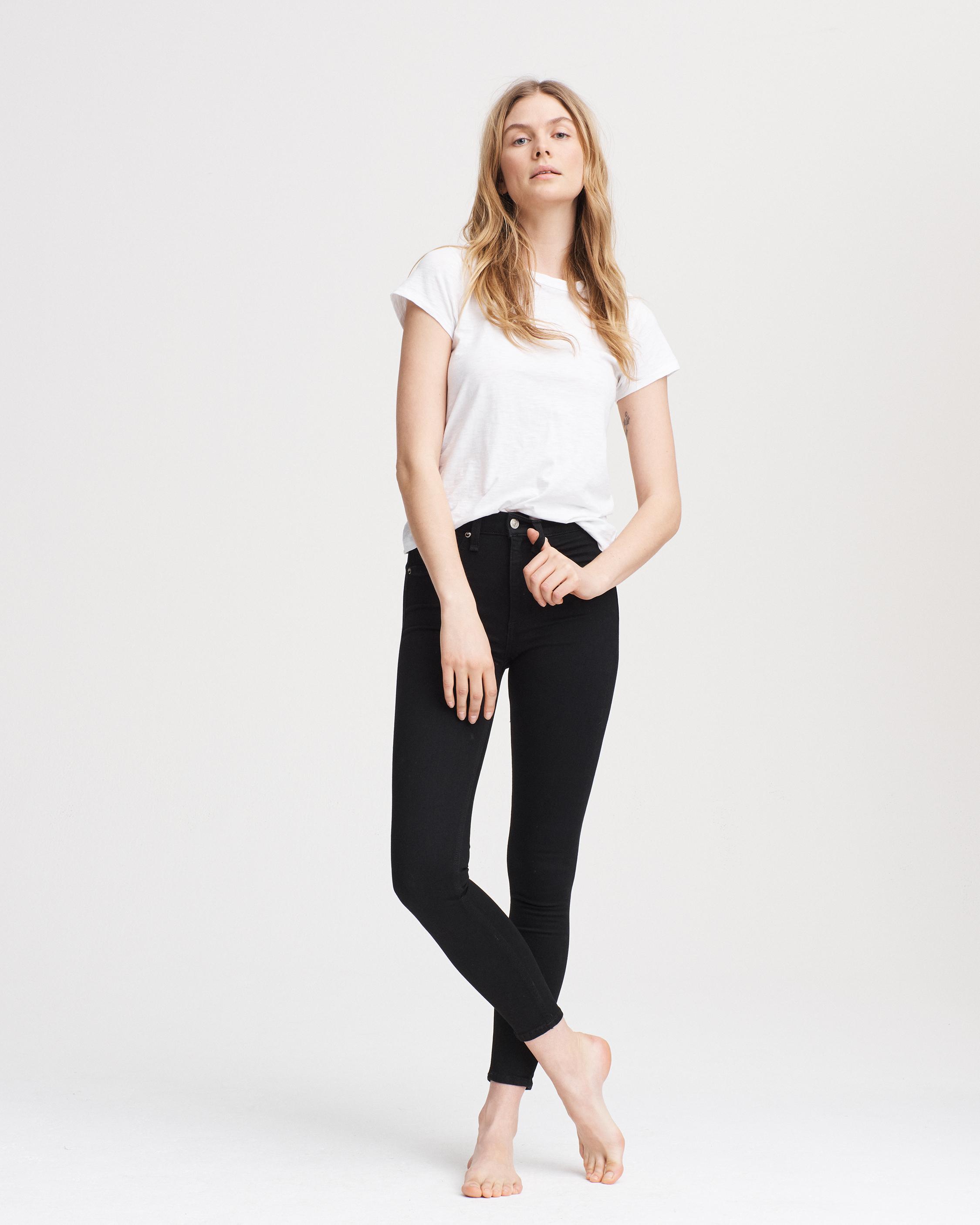 rag and bone nina high rise skinny black