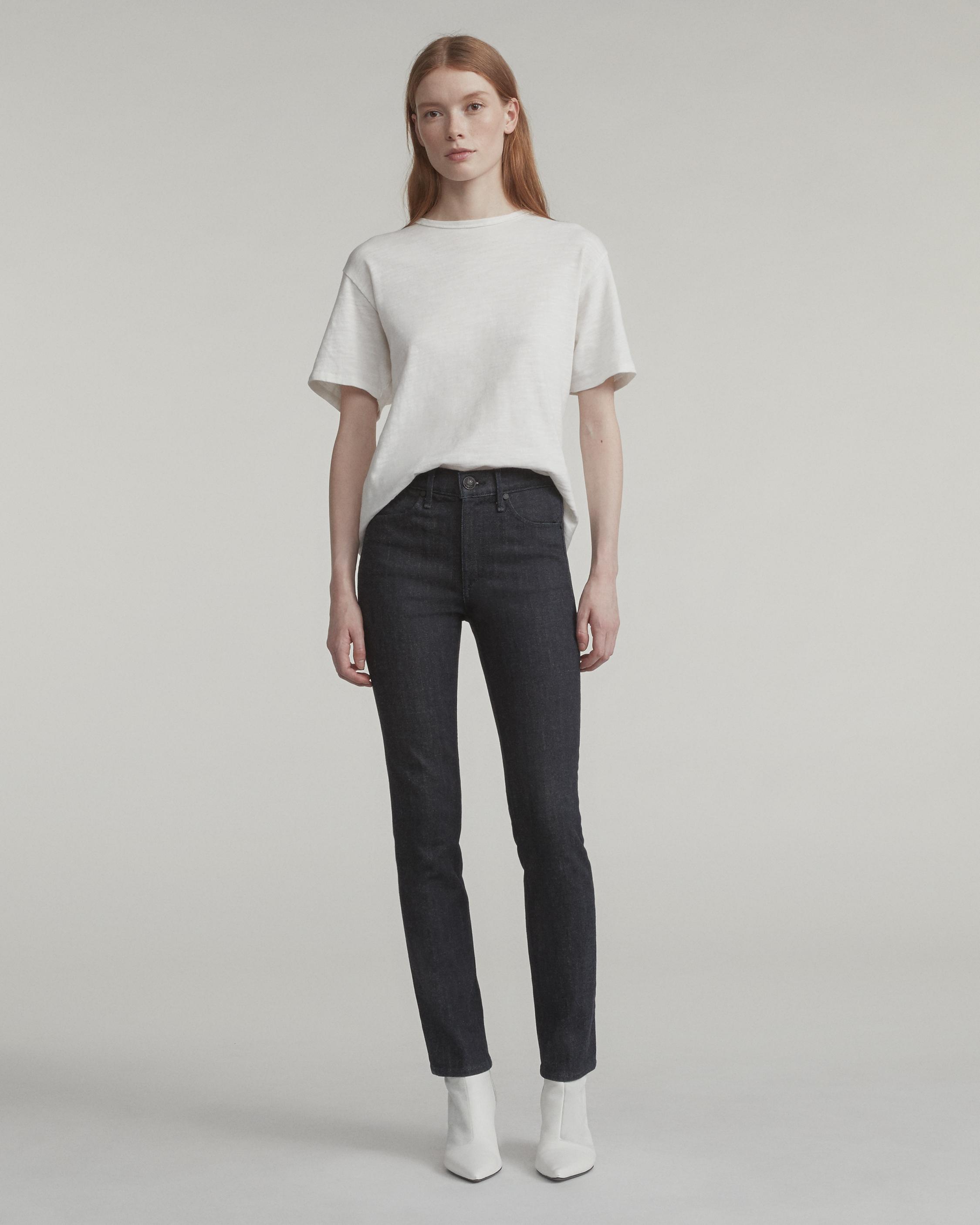 rag and bone white cigarette jeans