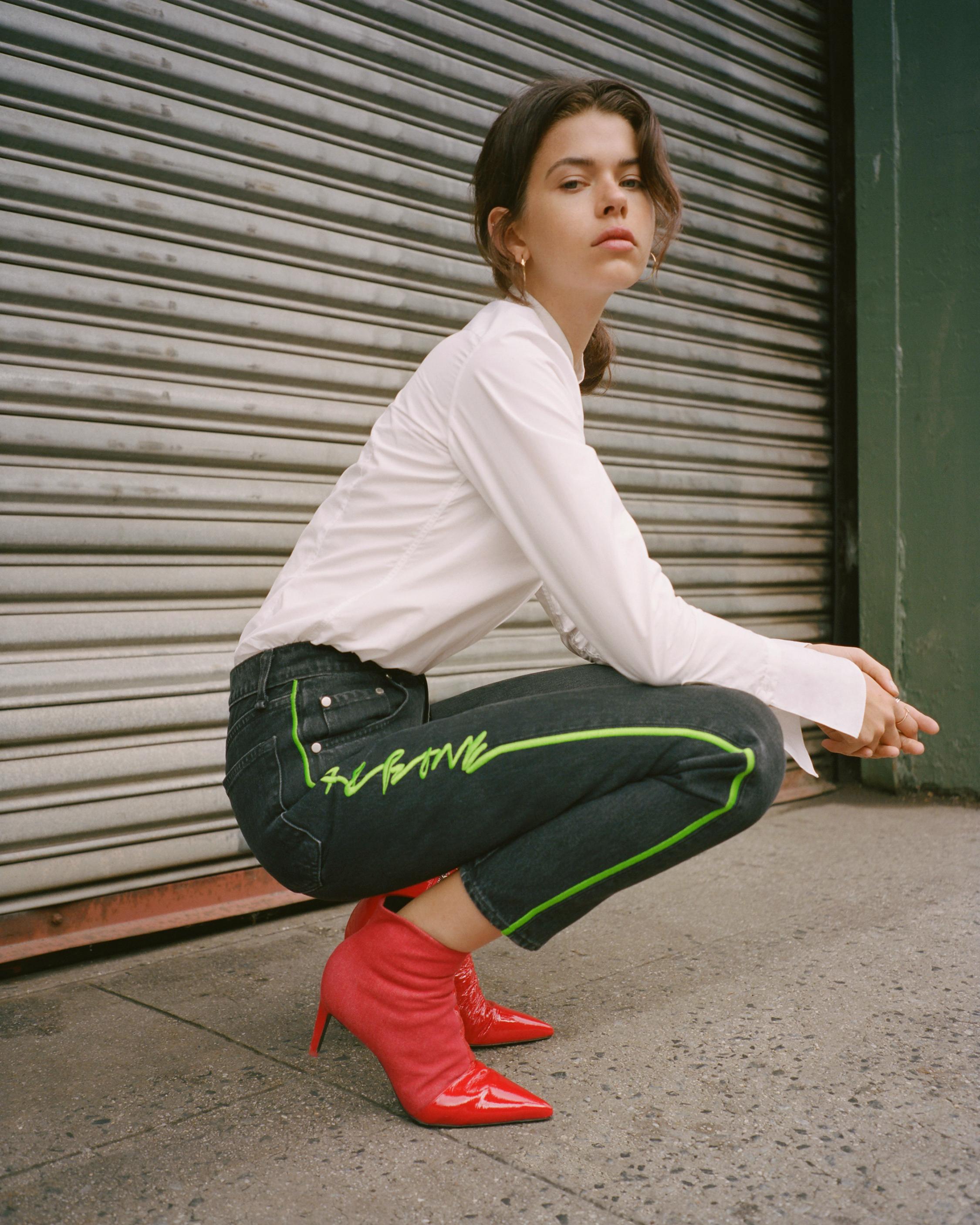 ash colour jeans