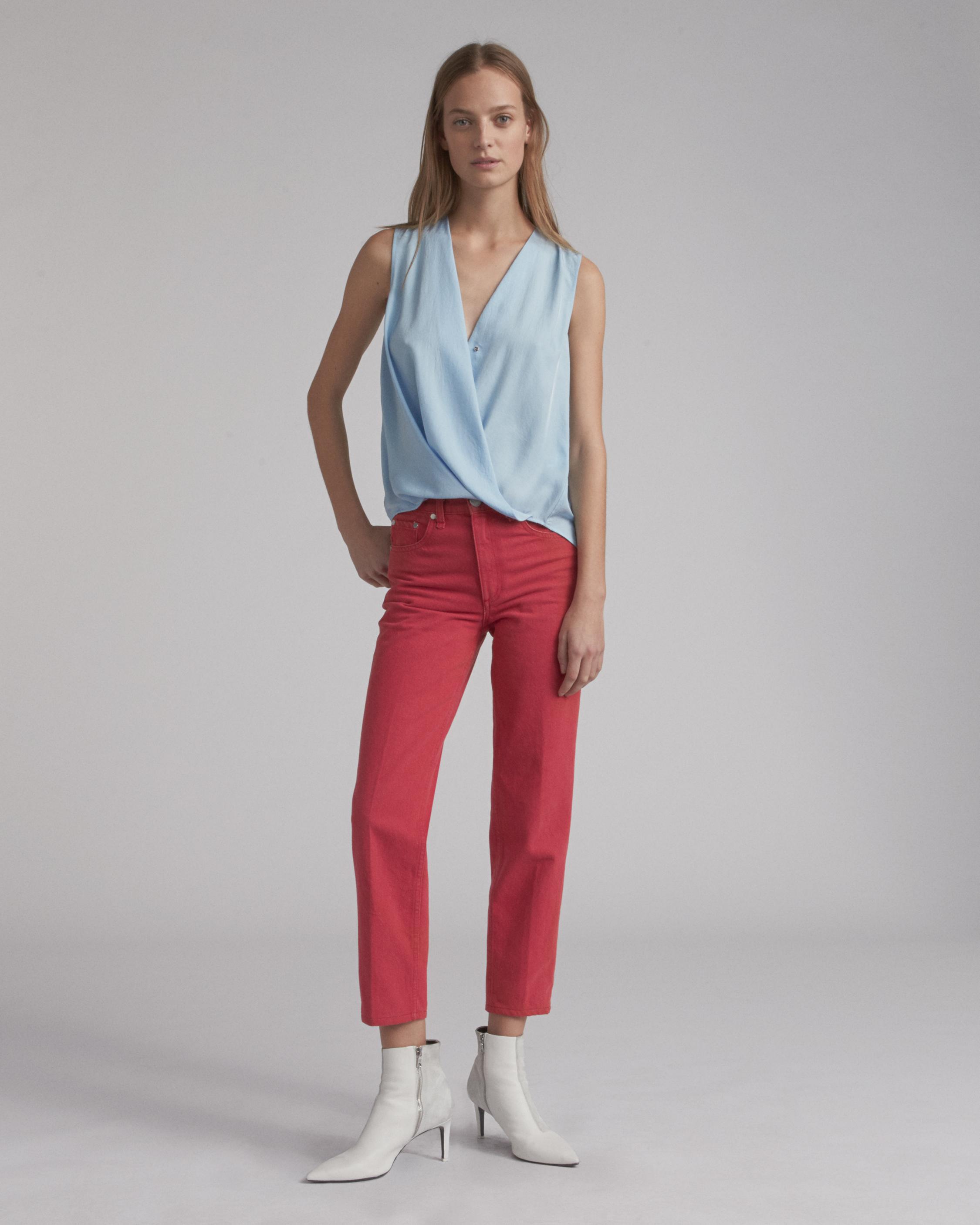 rag and bone red jeans