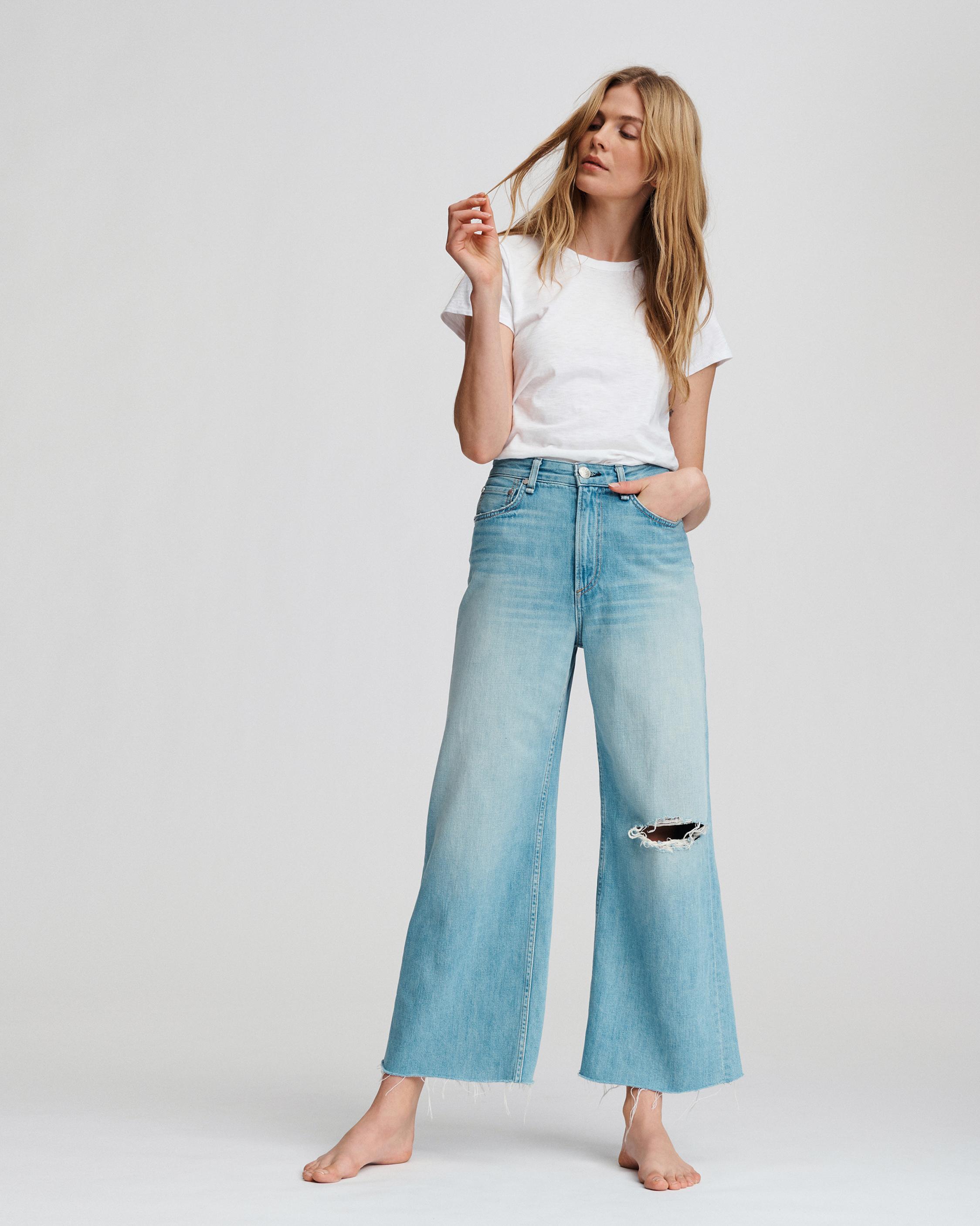 super high waisted wide leg jeans