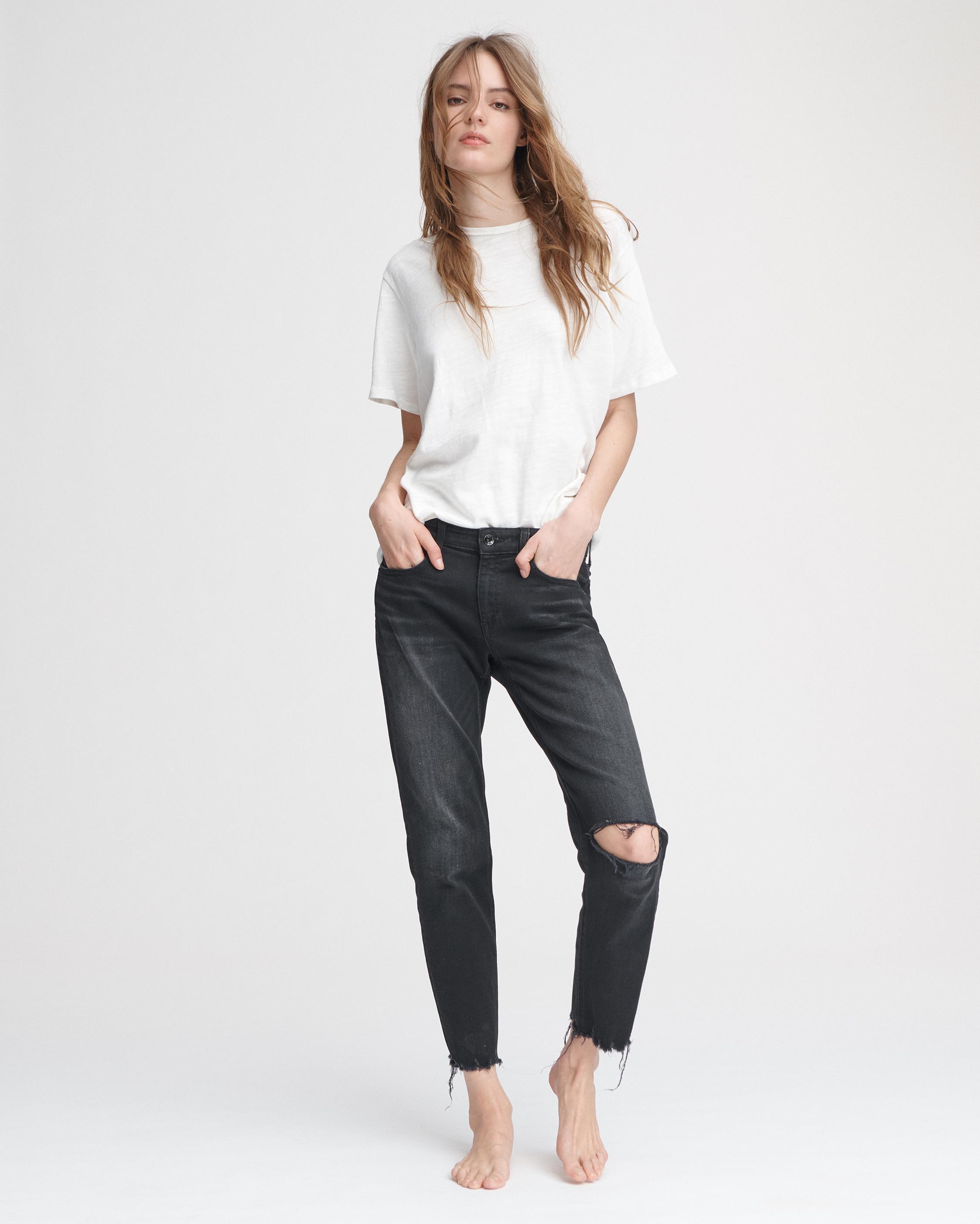 rag and bone dre low rise ankle slim boyfriend jeans