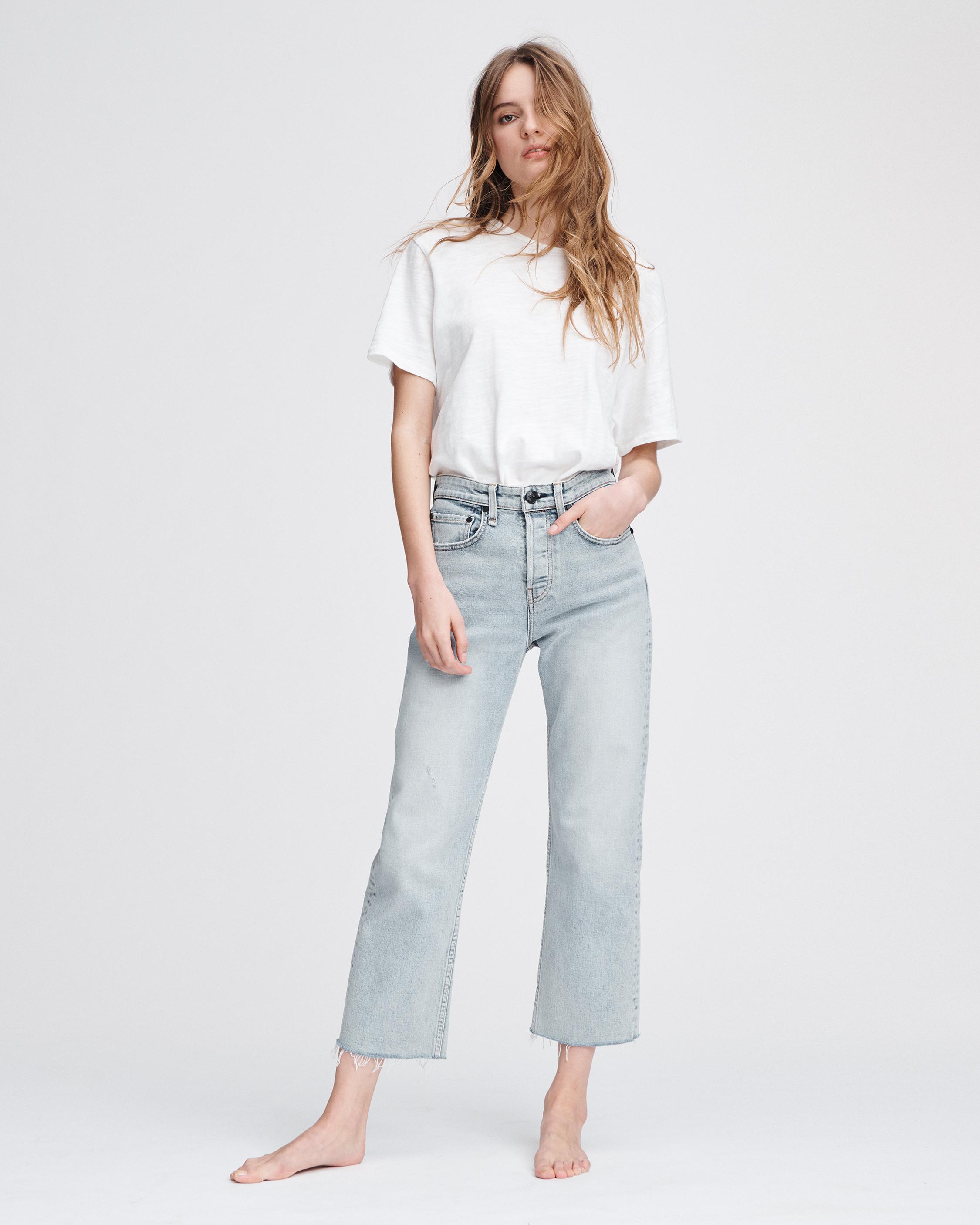 cropped cargo jeans