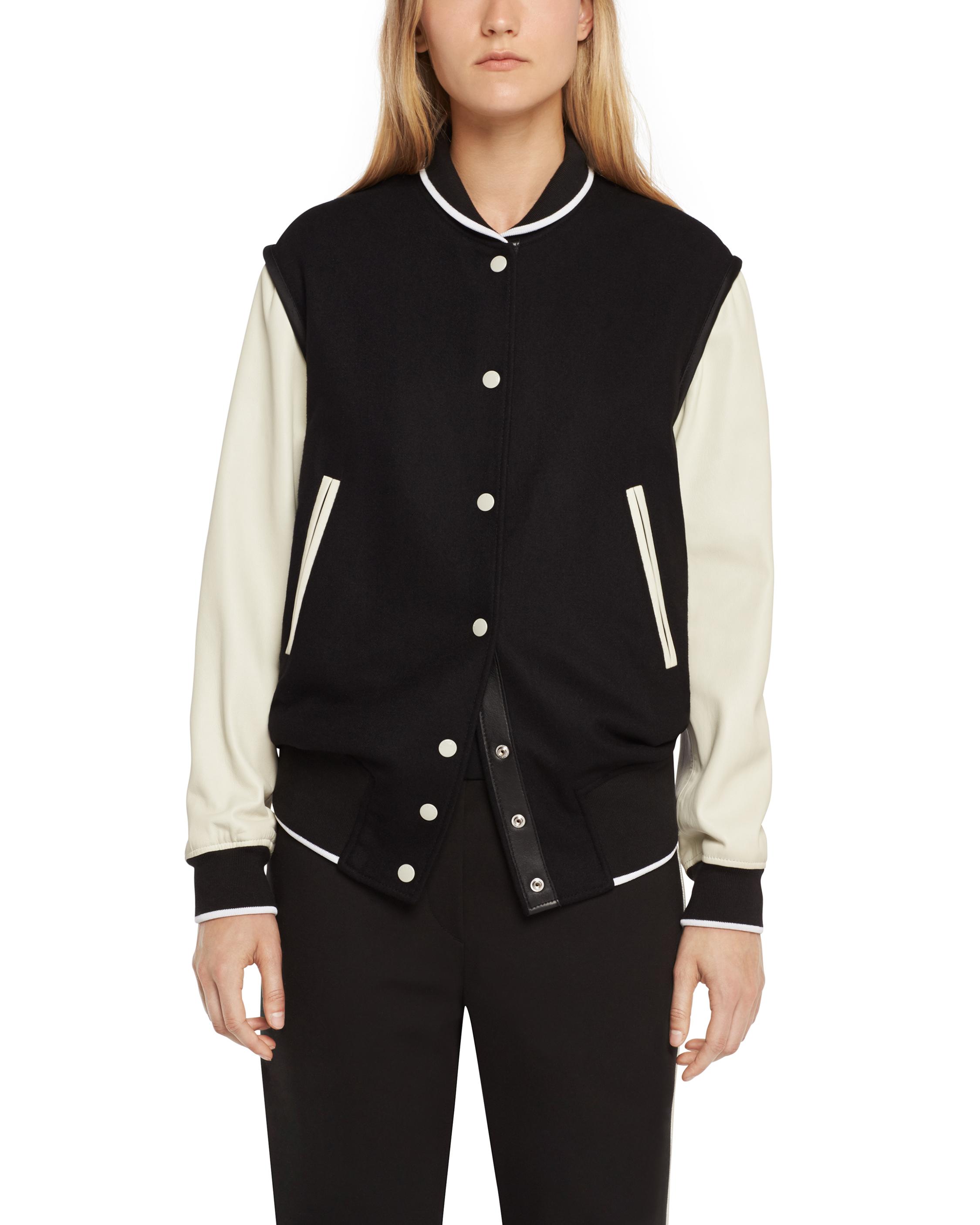 bone varsity jacket