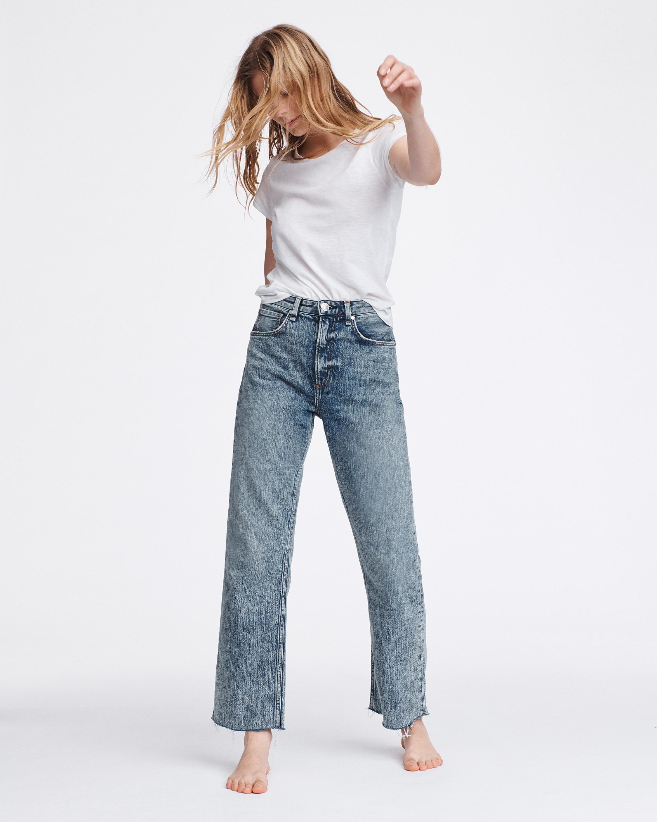 super high rise denim