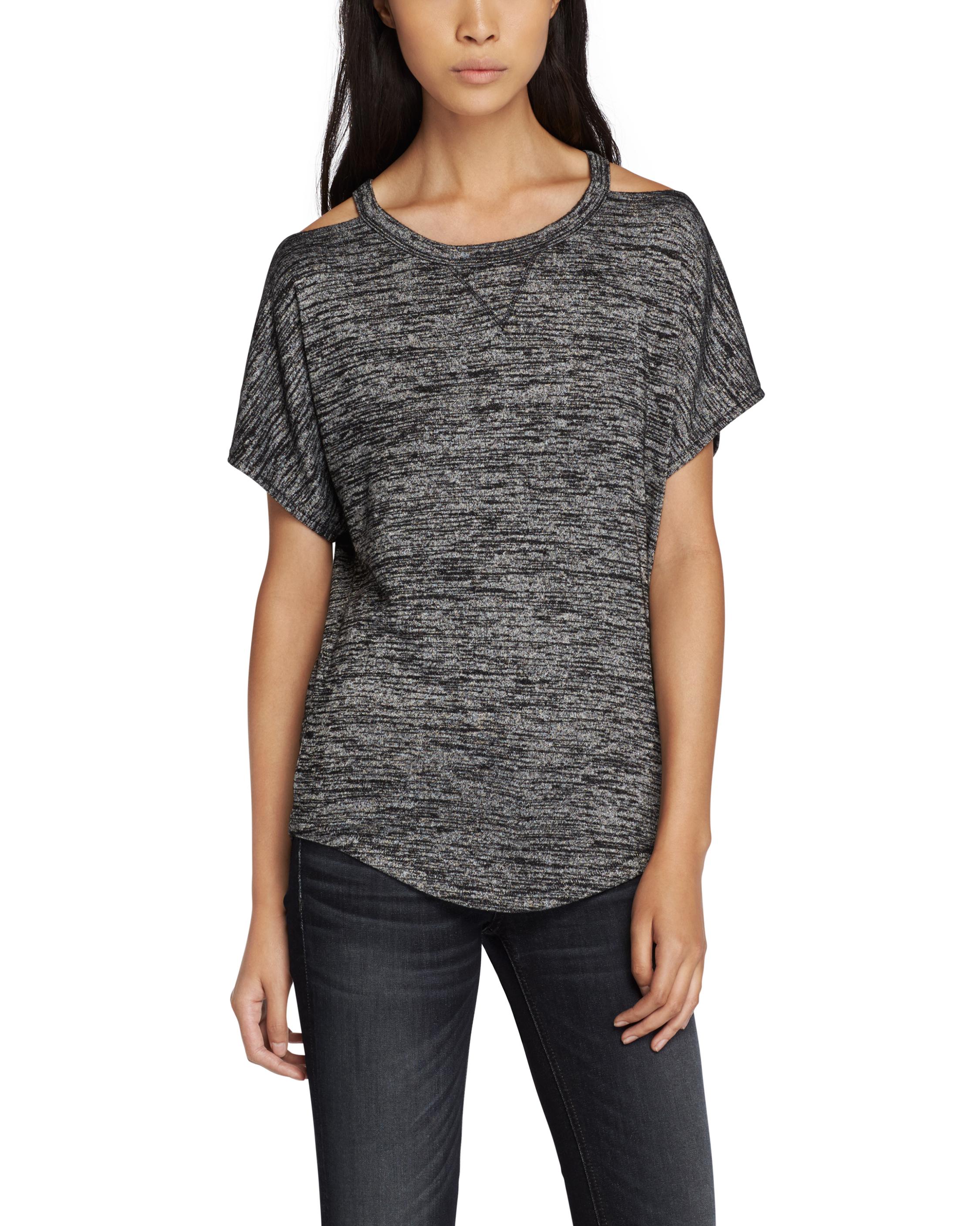 cut out short sleeve top