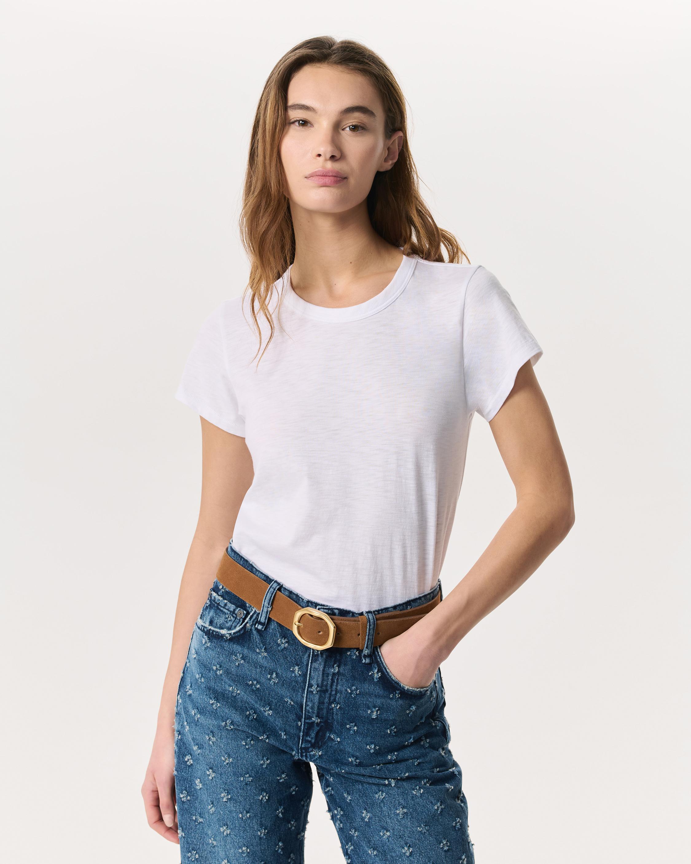 The Slub Short Sleeve Tee for Women 