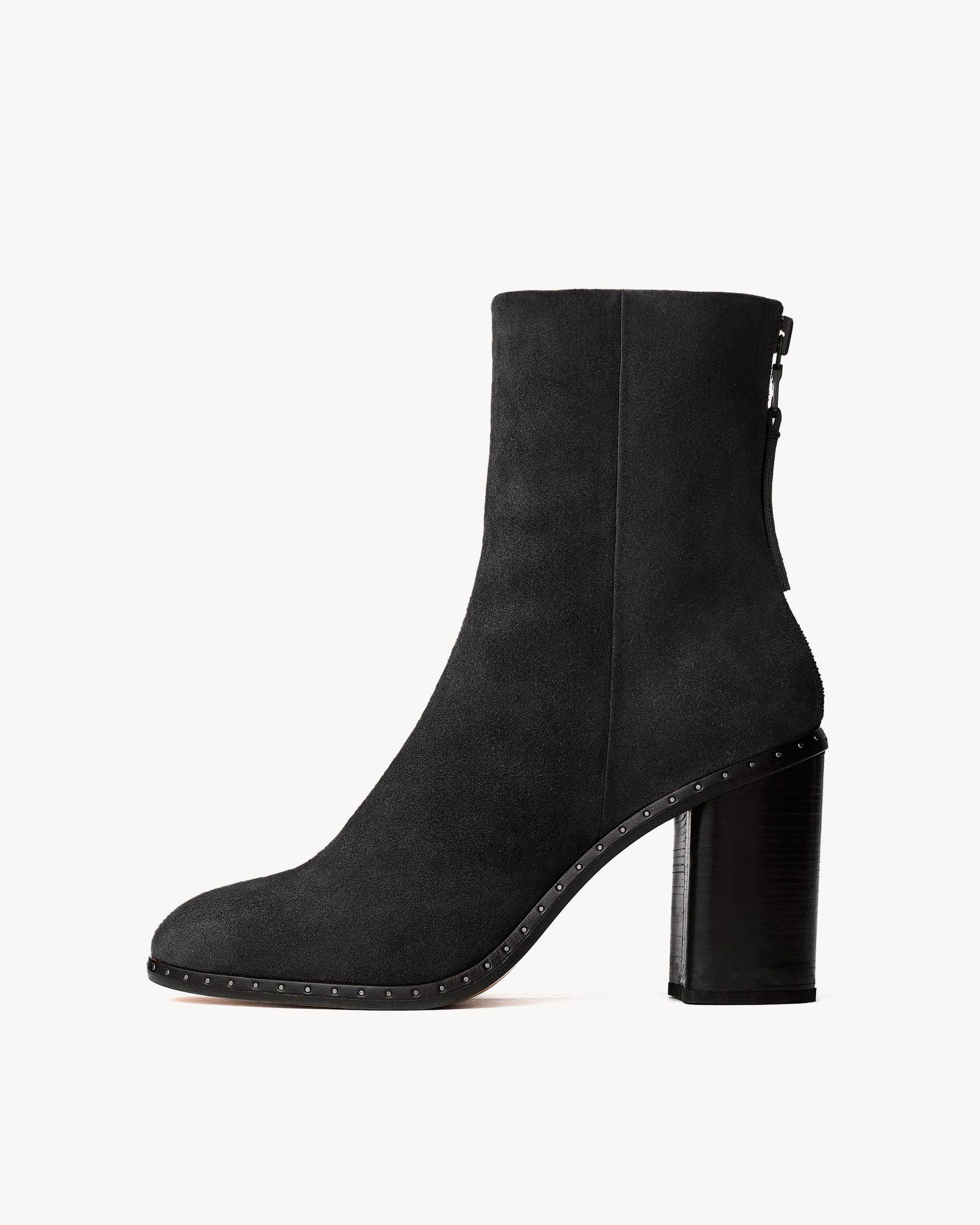 office black ankle boots