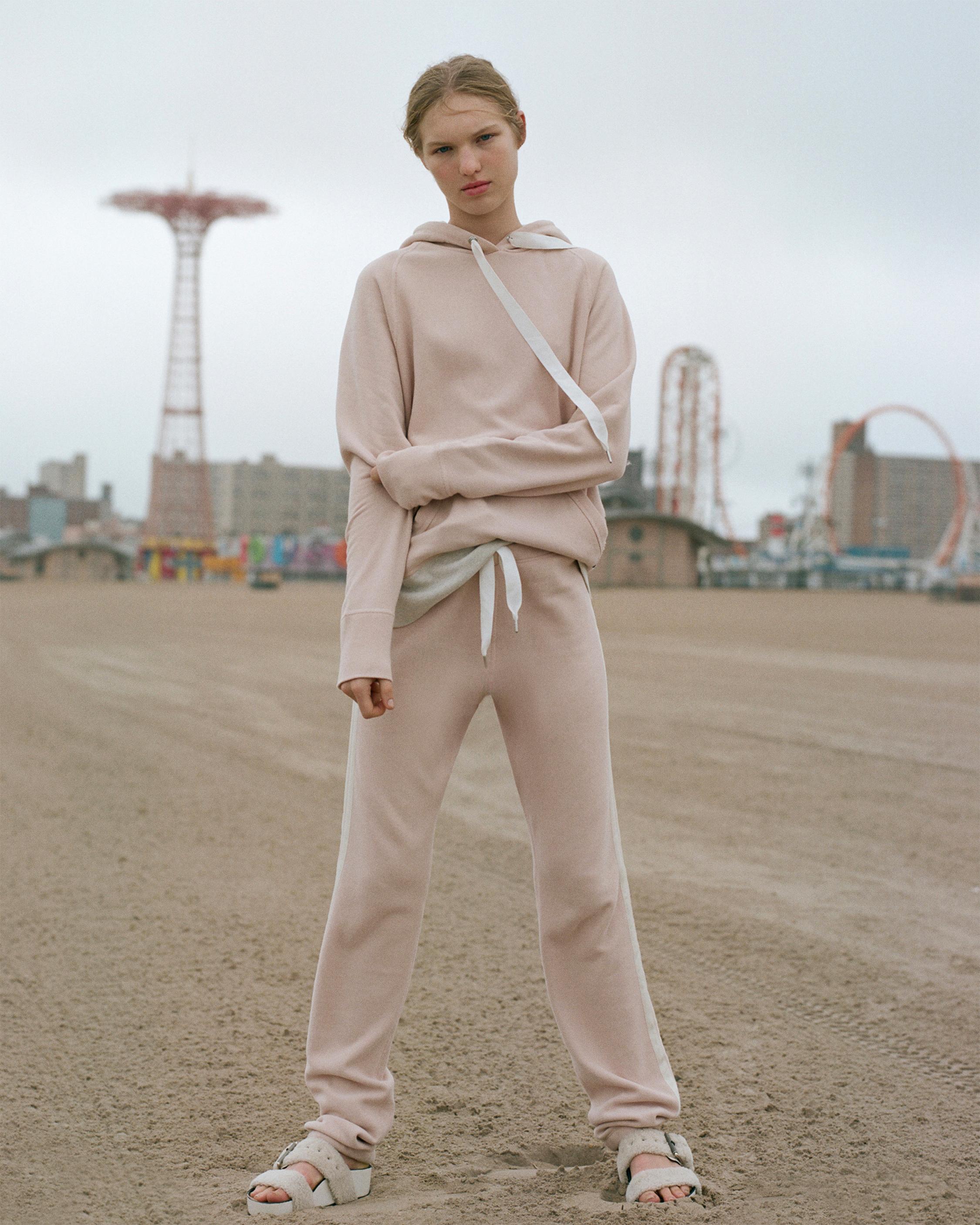 nude sweatpant set