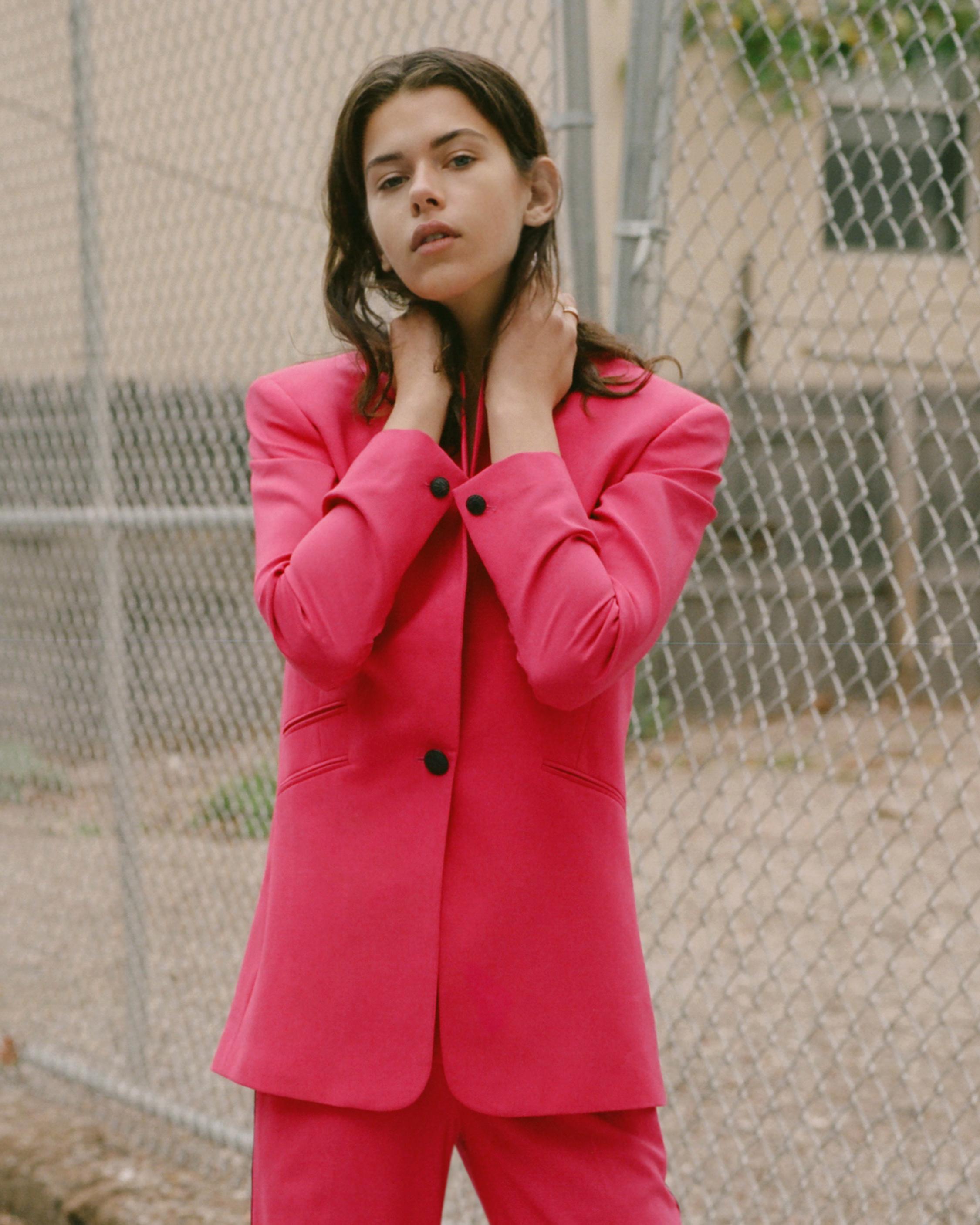 rag and bone pink blazer