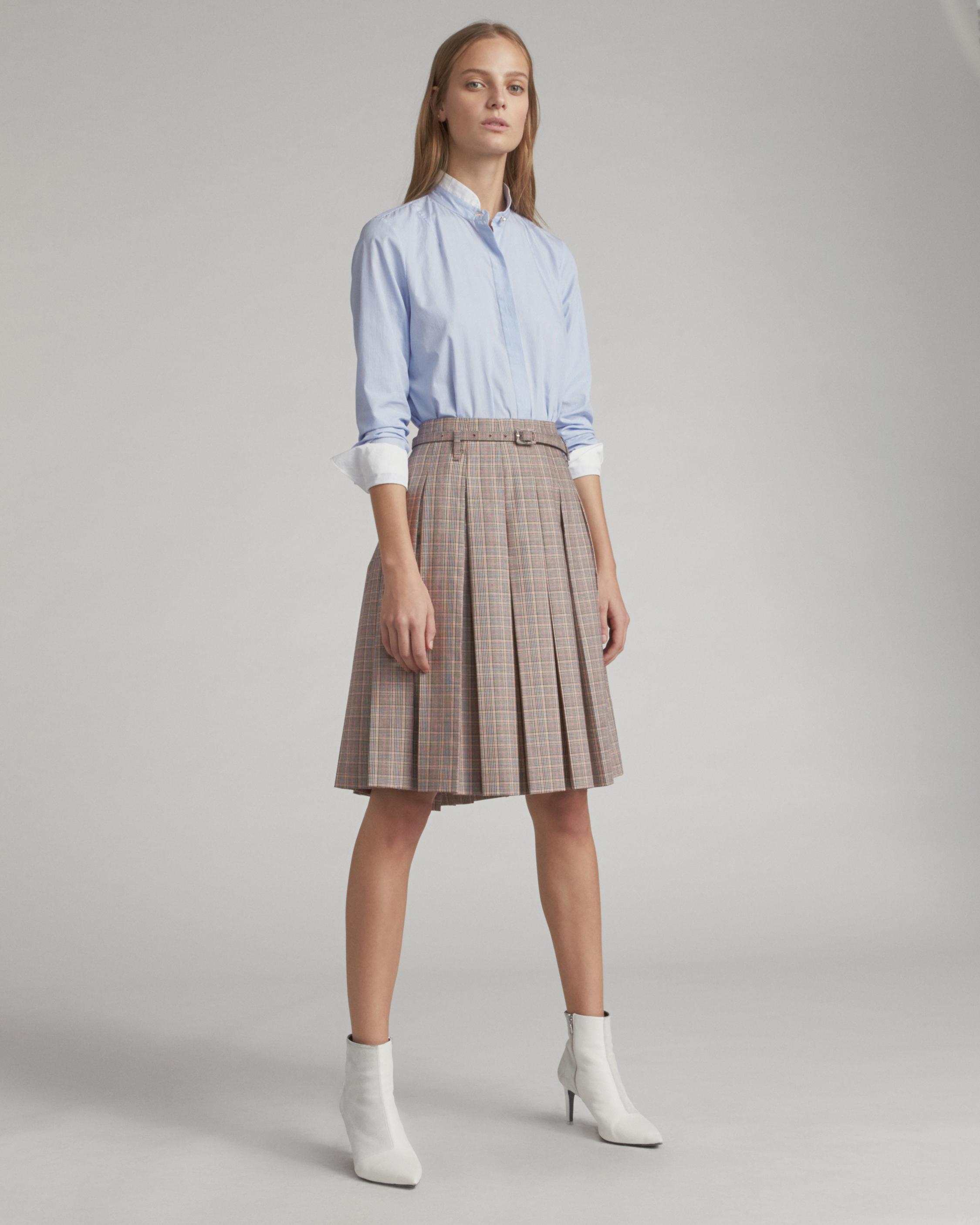 rag and bone plaid skirt
