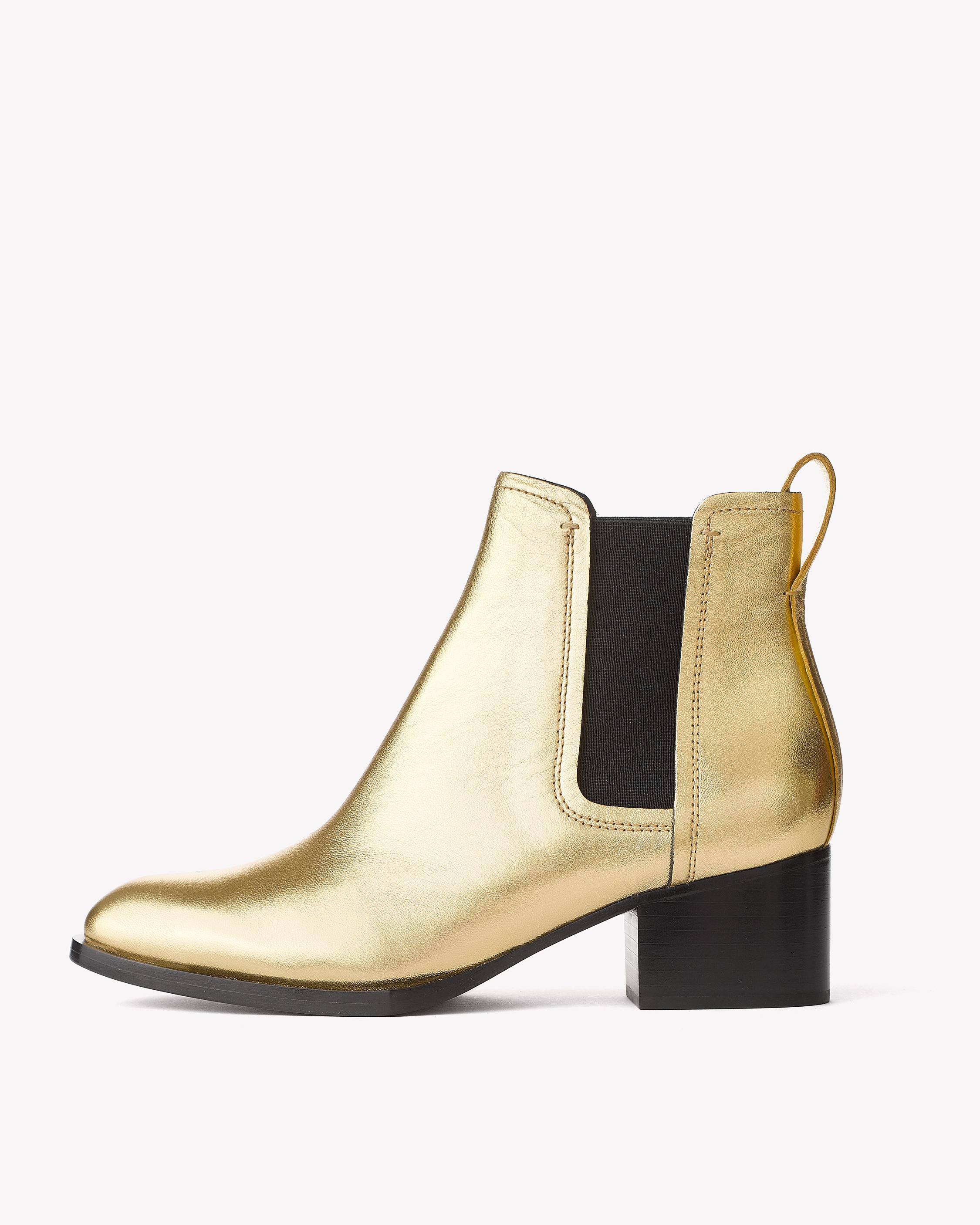 rag and bone gold boots