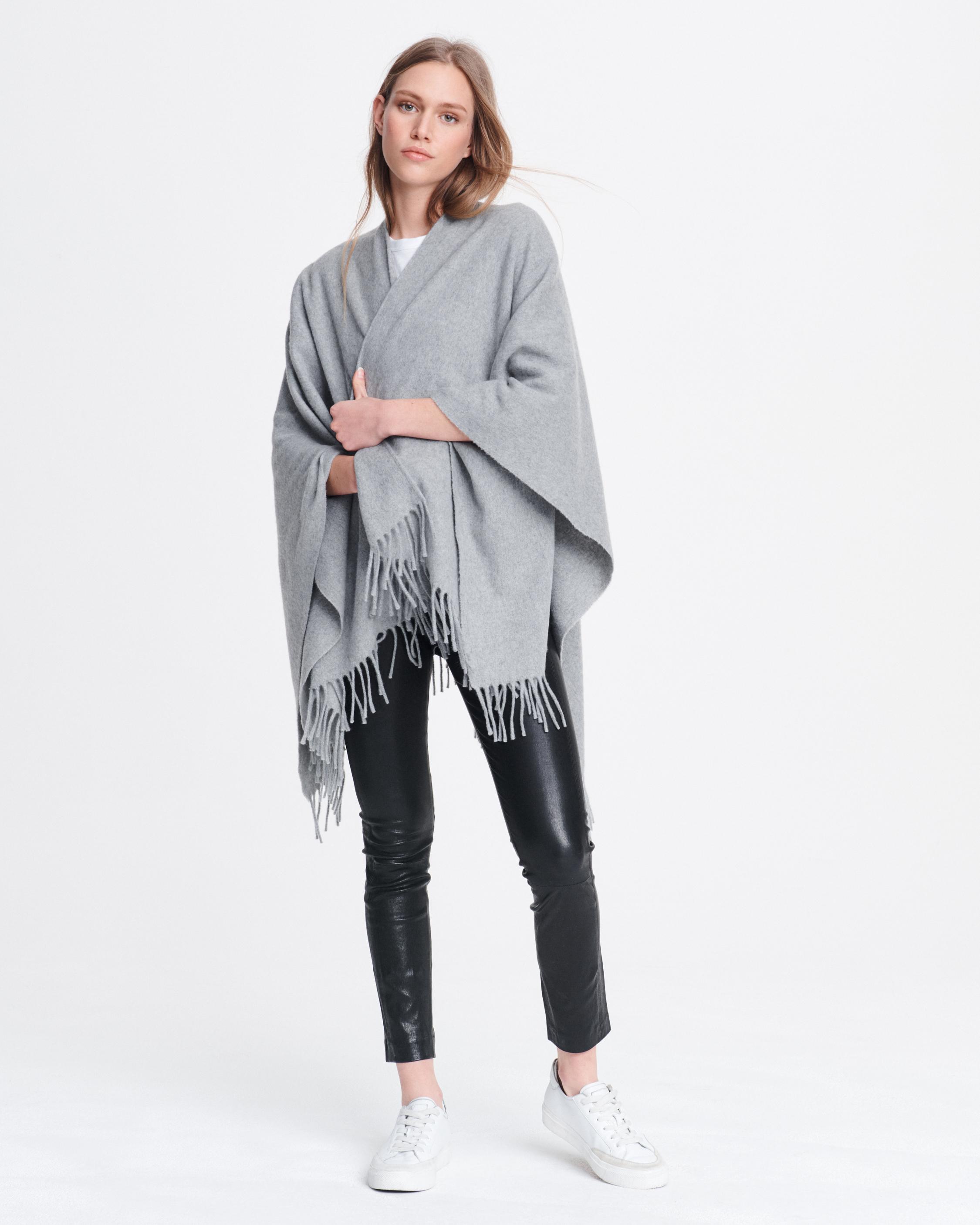 Classic Cashmere Poncho for Women | rag 