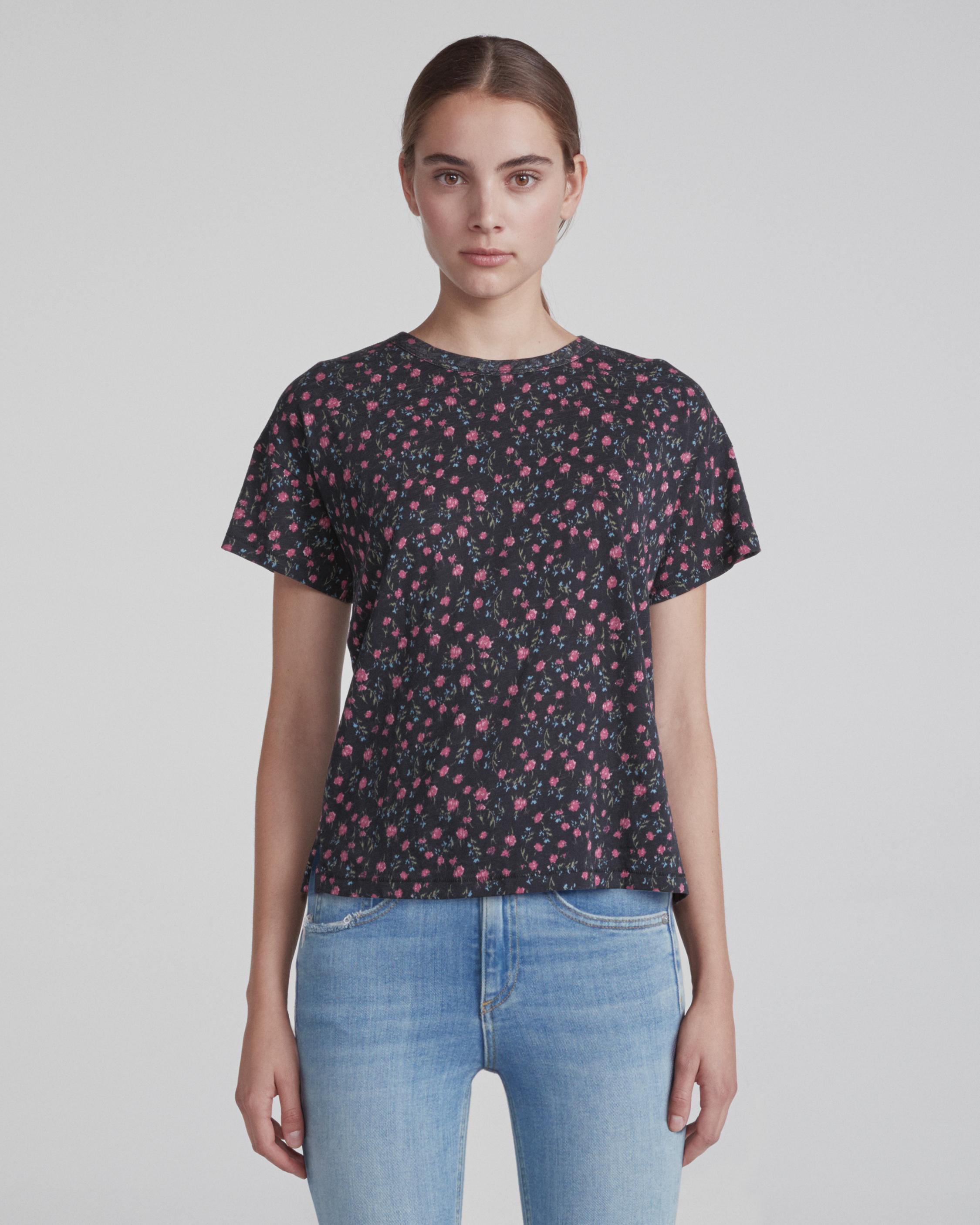 rag and bone floral tee