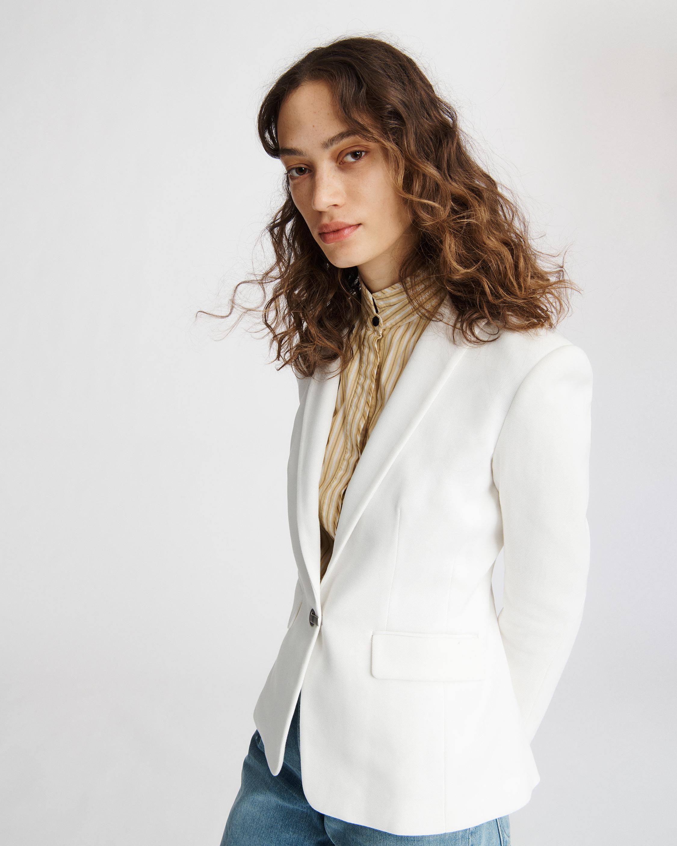 rag and bone white blazer