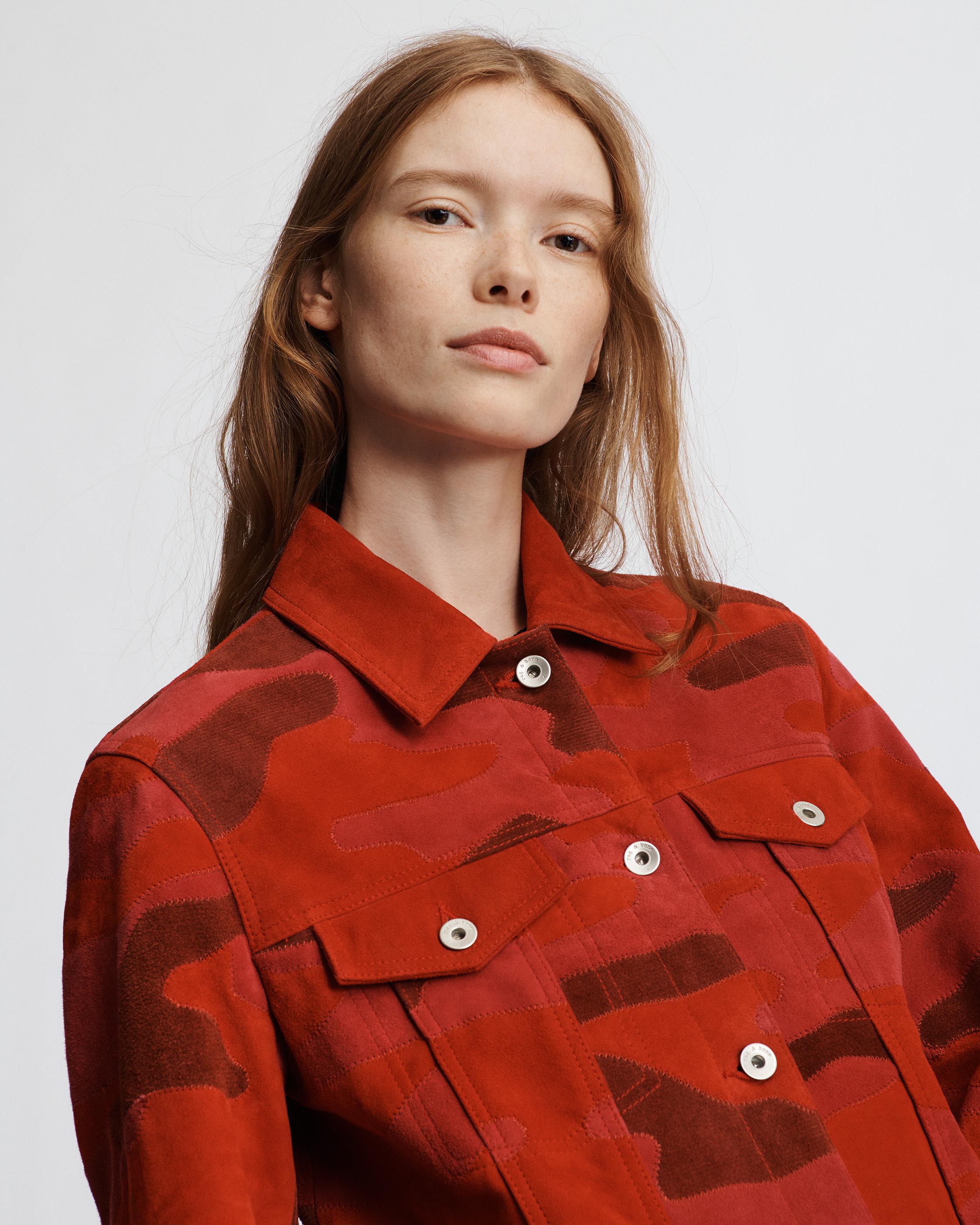 rag and bone red camo t shirt