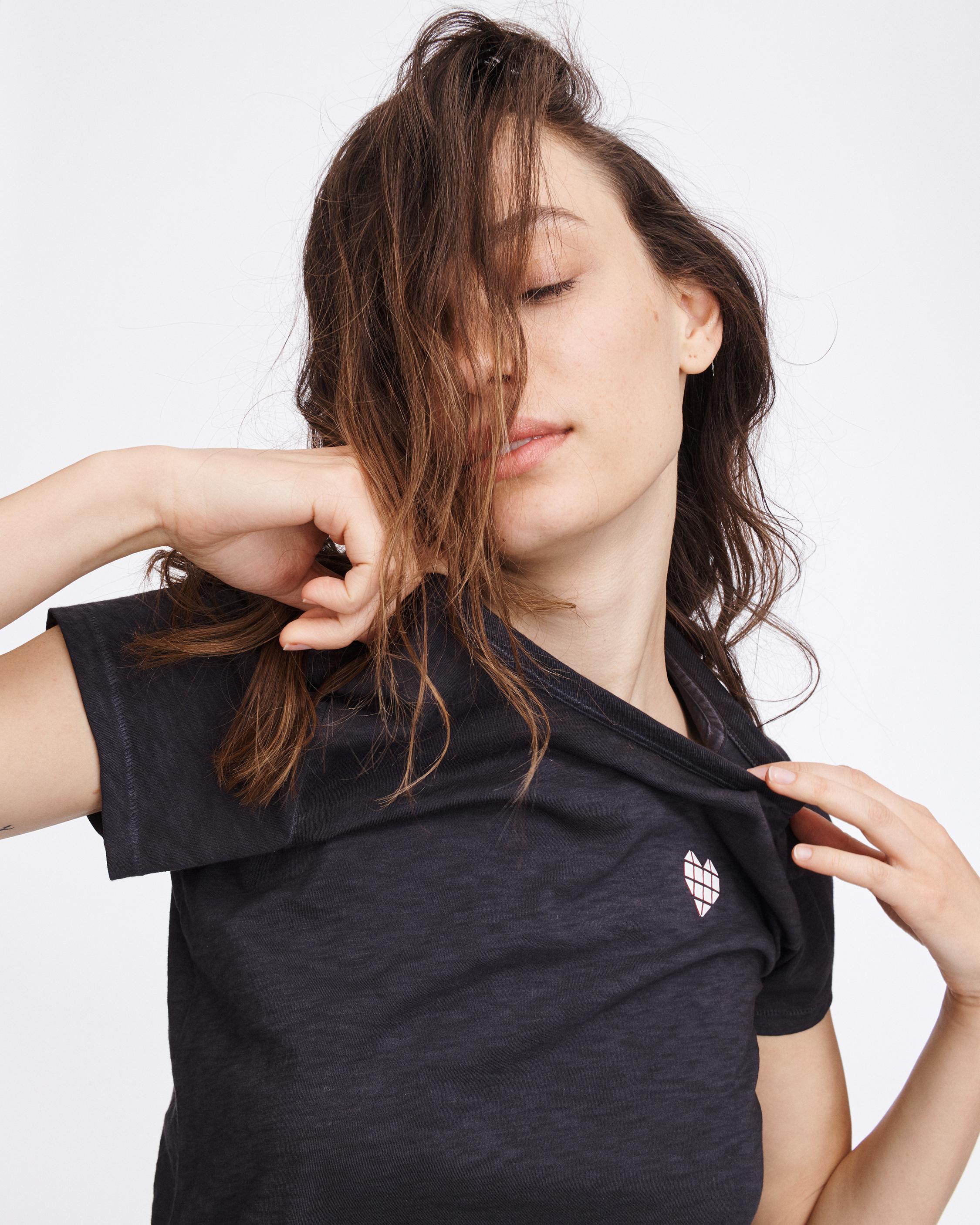 jeans with ruffle waist