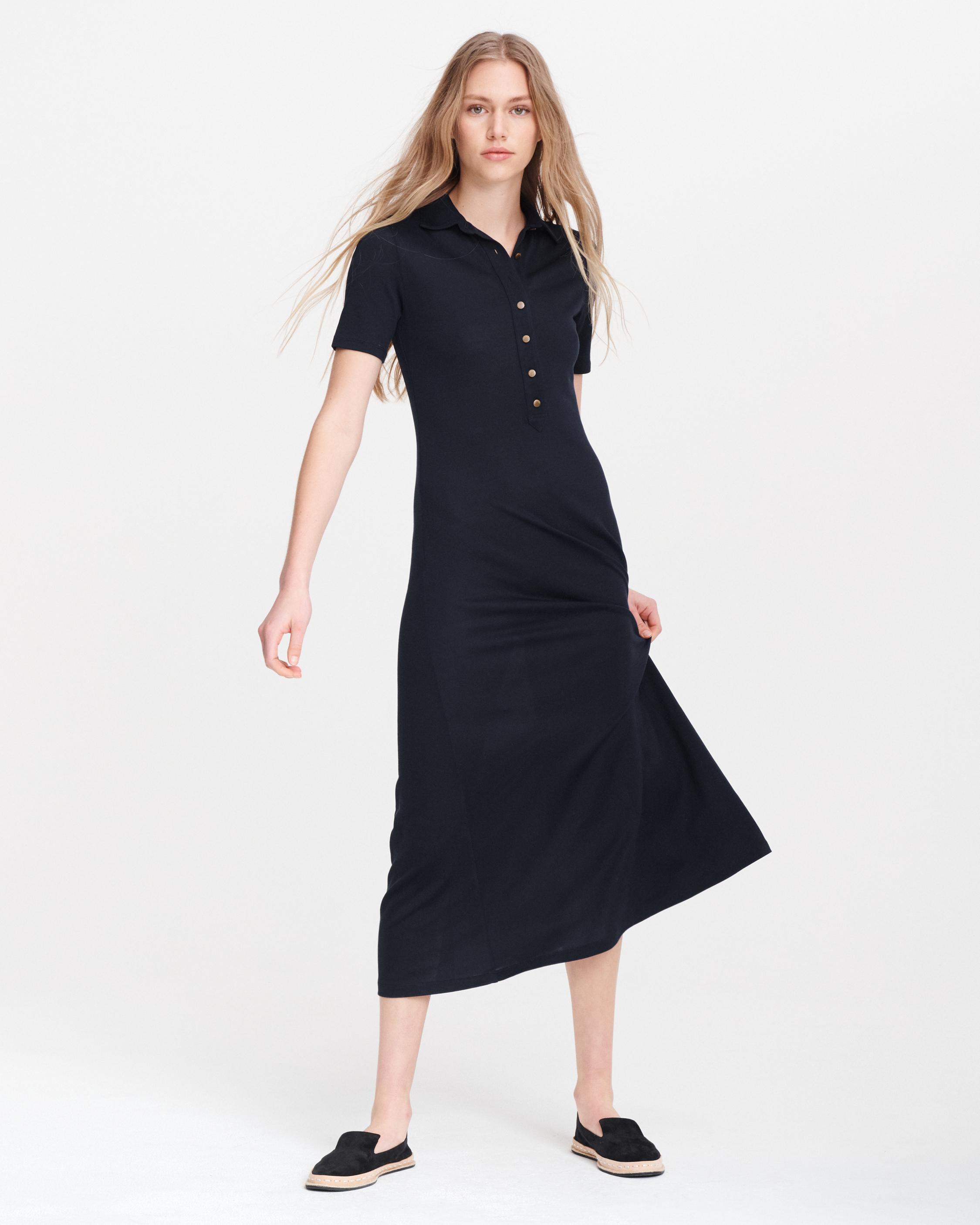 navy polo dress