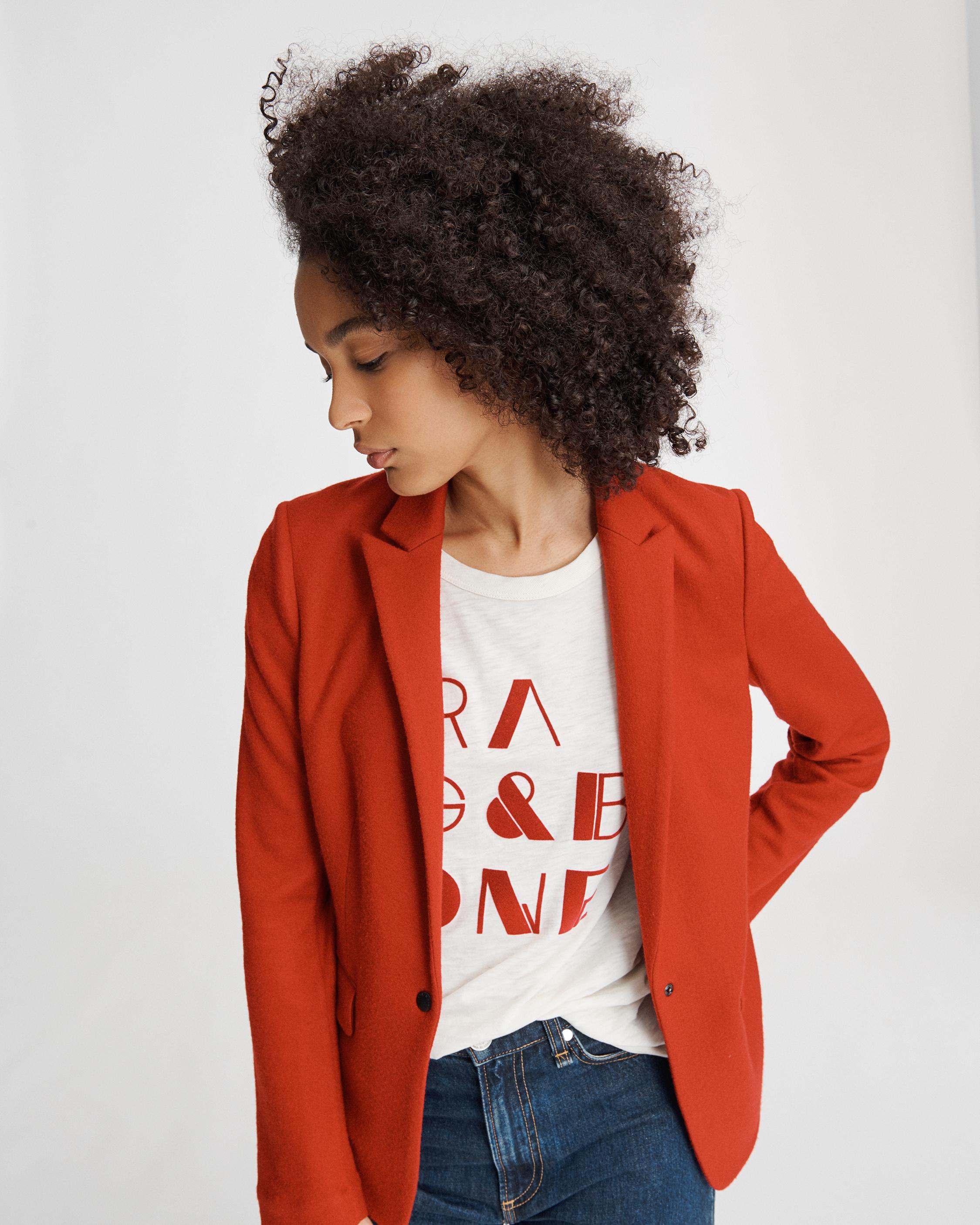 rag and bone red blazer