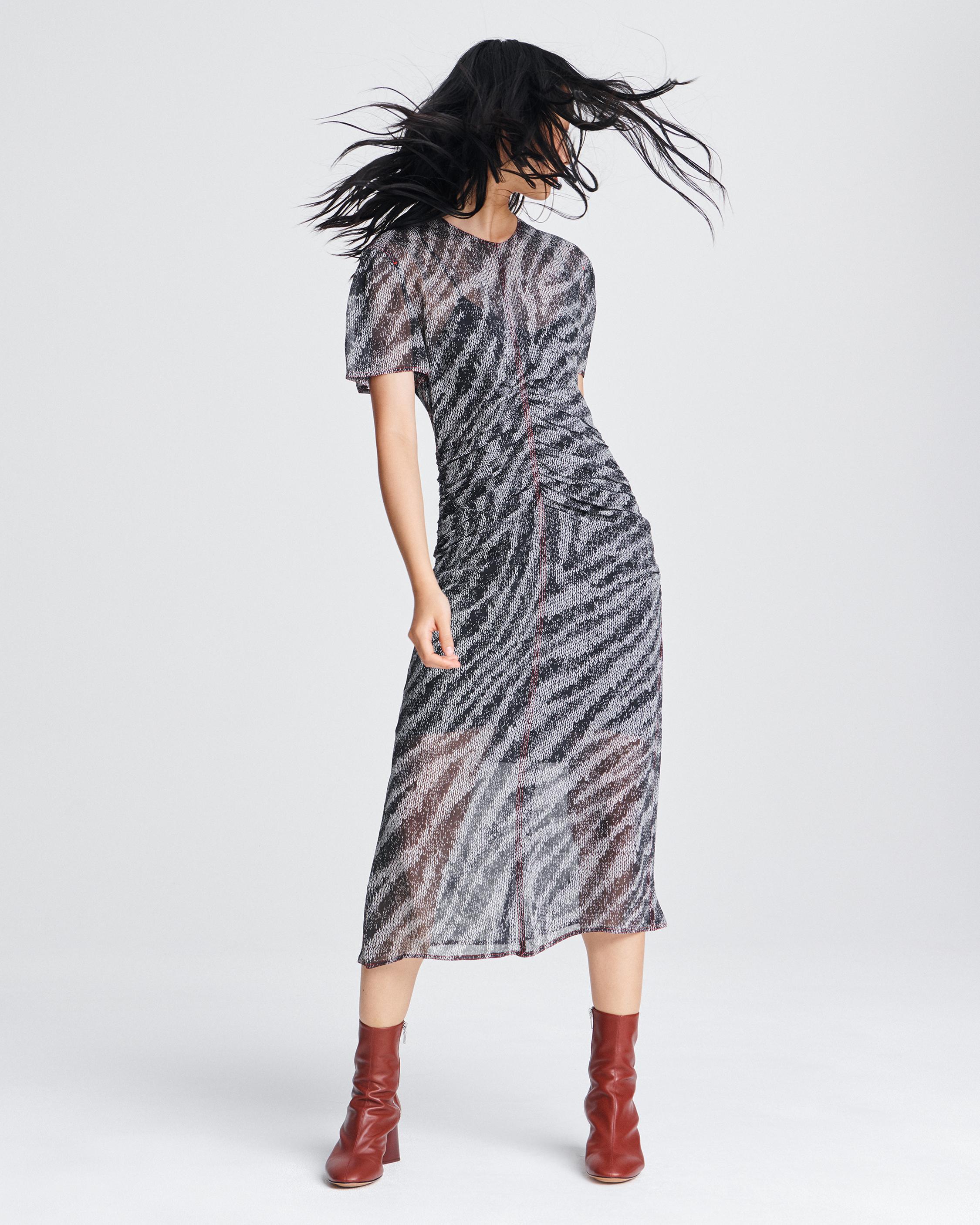 zebra print dress next