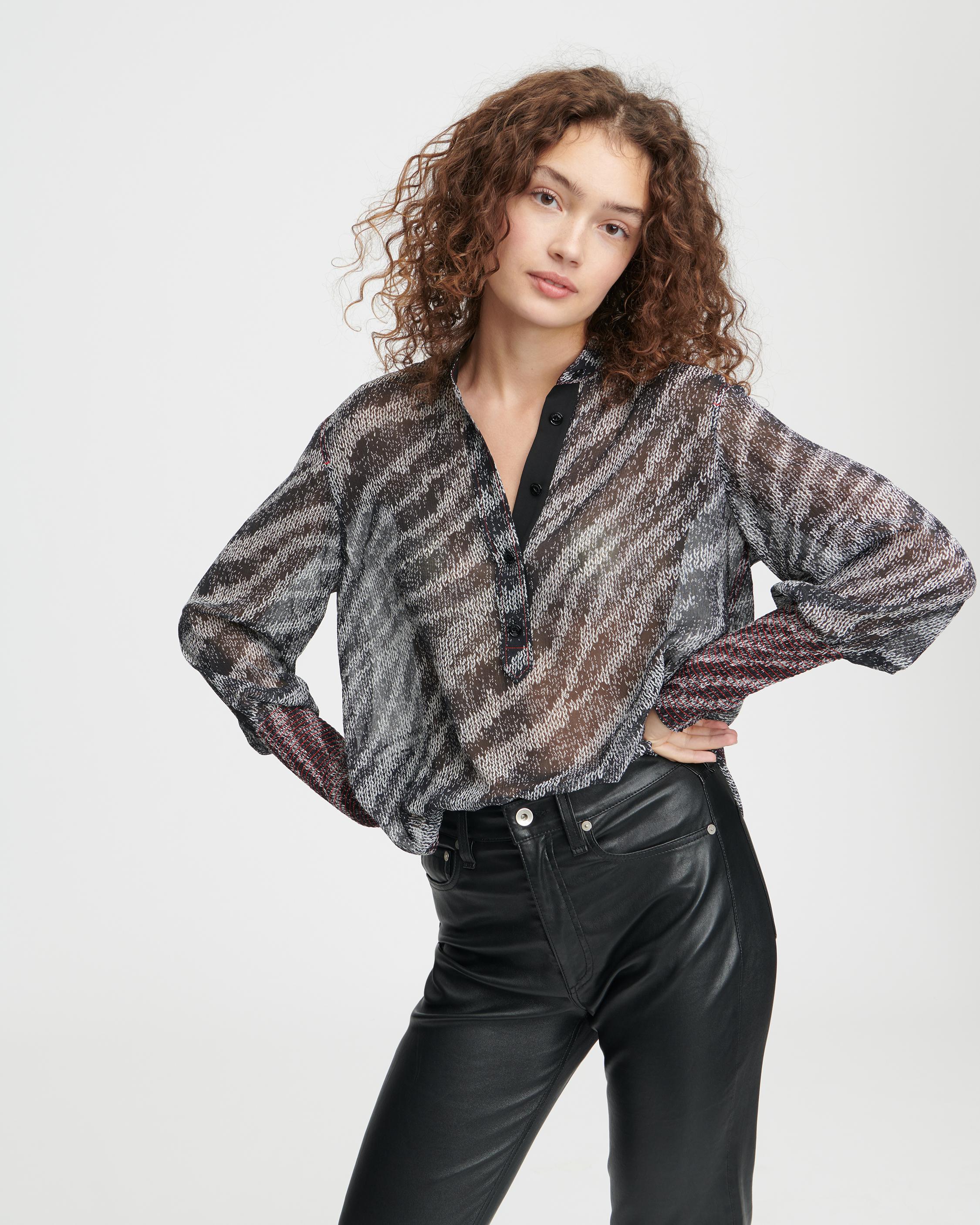 rag and bone silk top