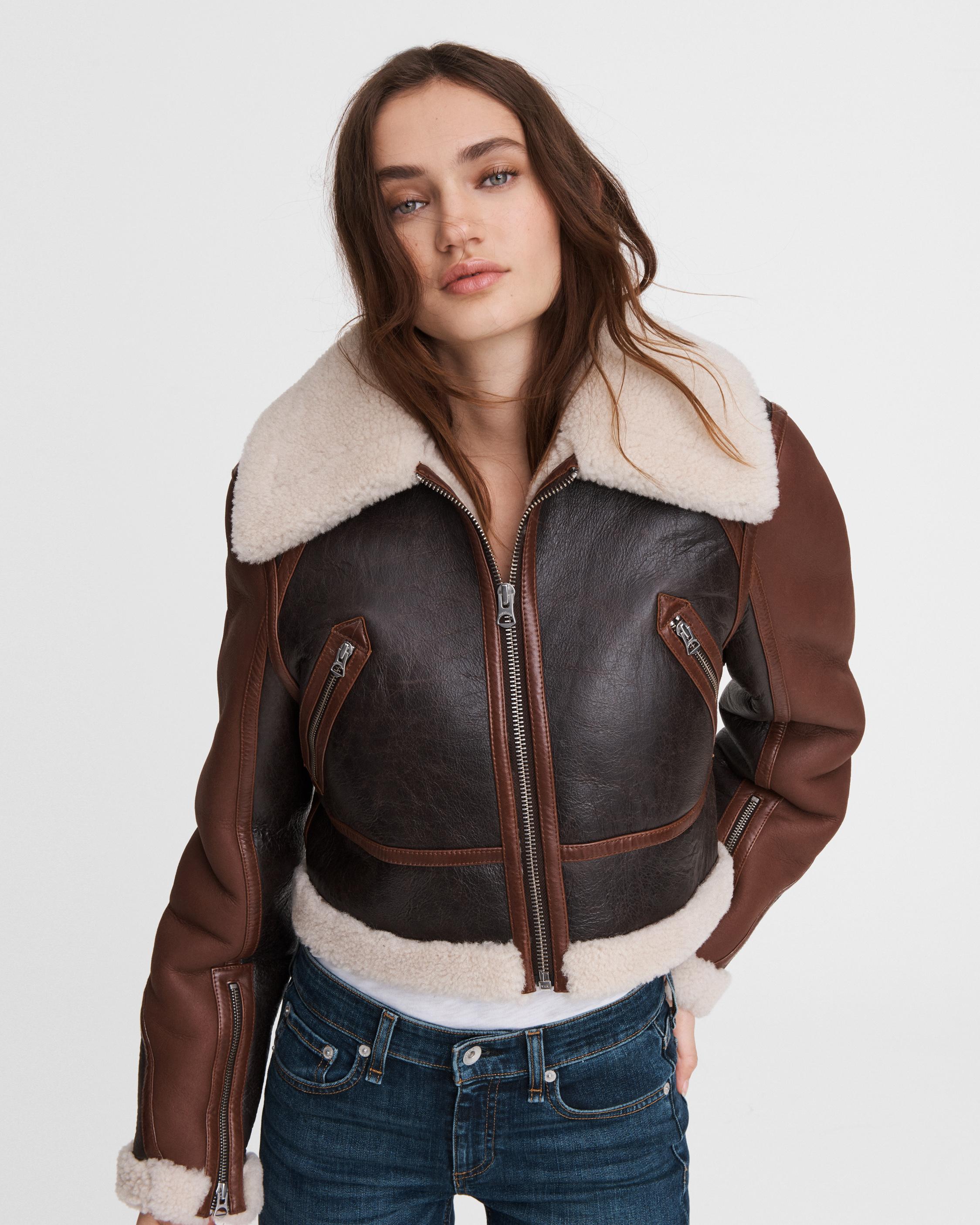 cropped aviator jacket