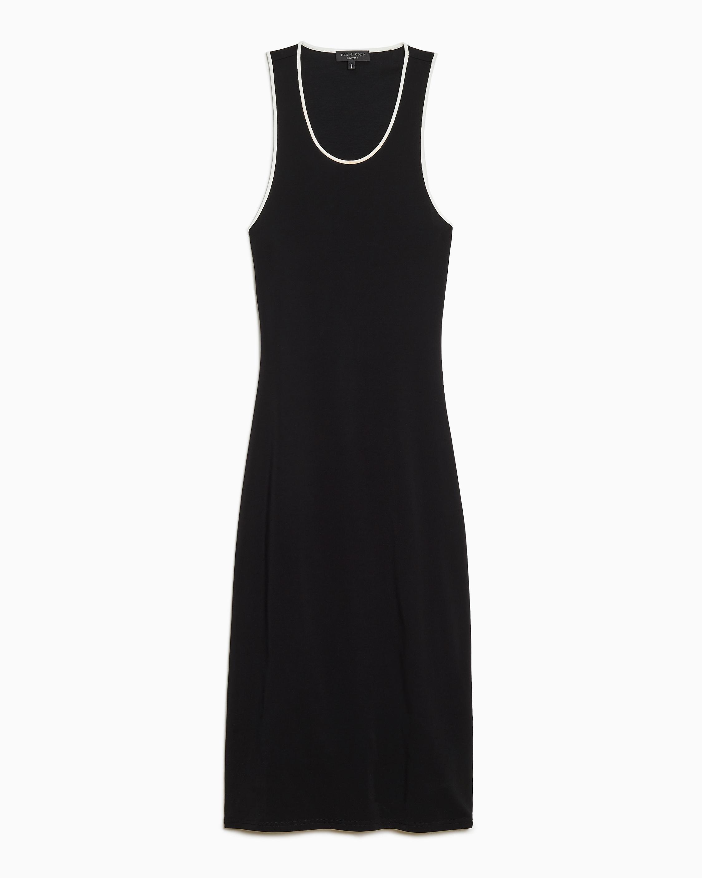 rag and bone black and white dress