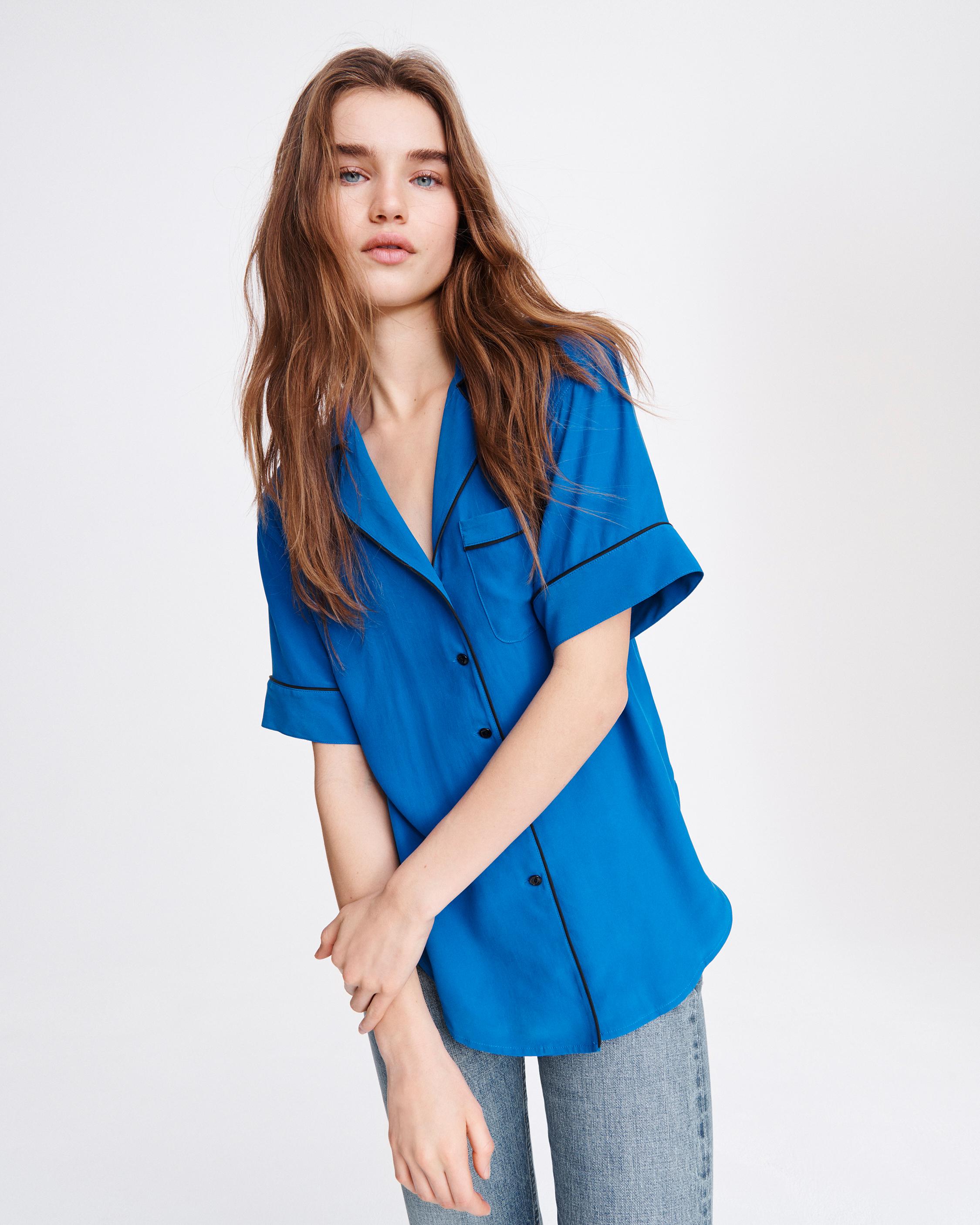 rag and bone silk top