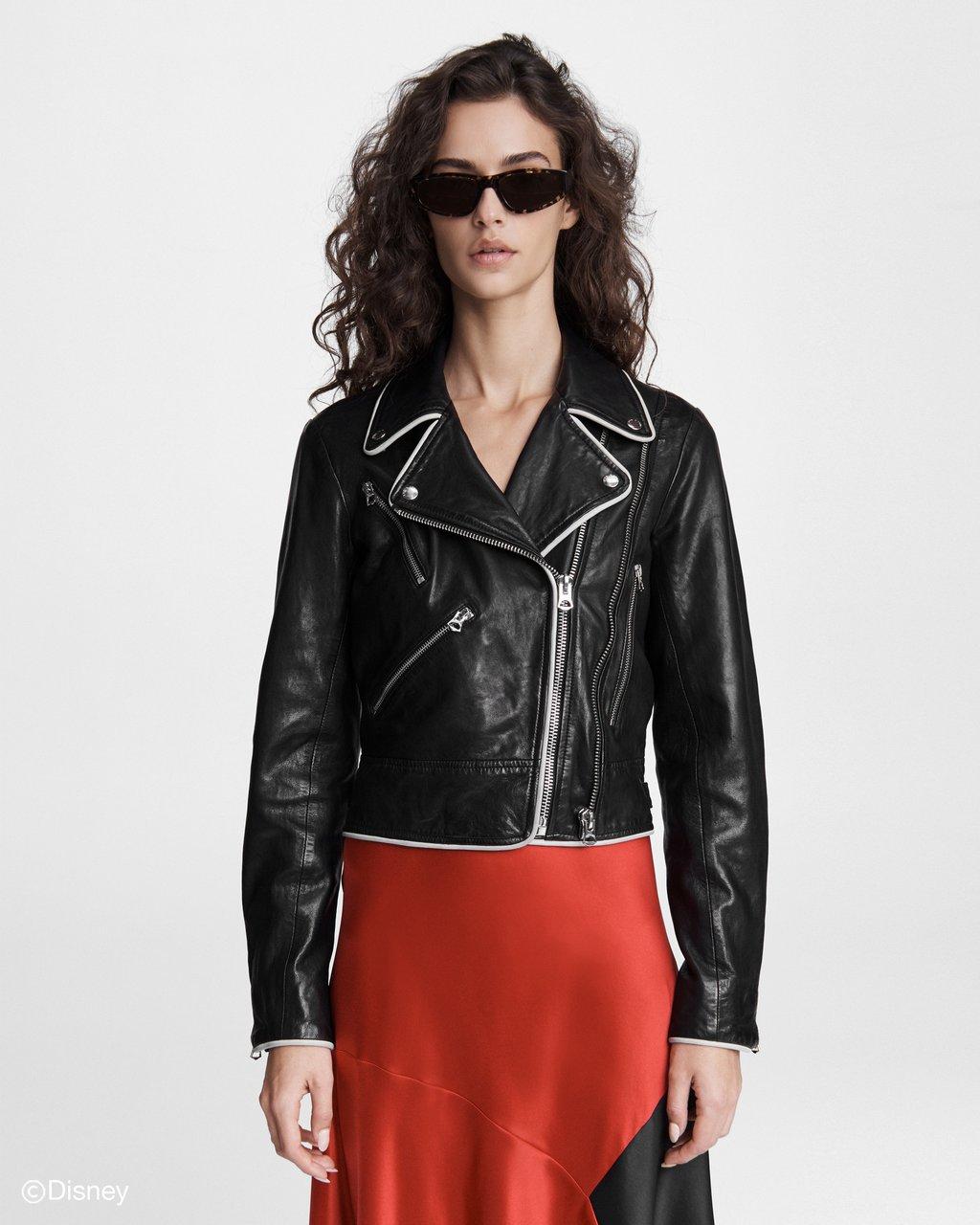 Cruella Leather Moto Jacket