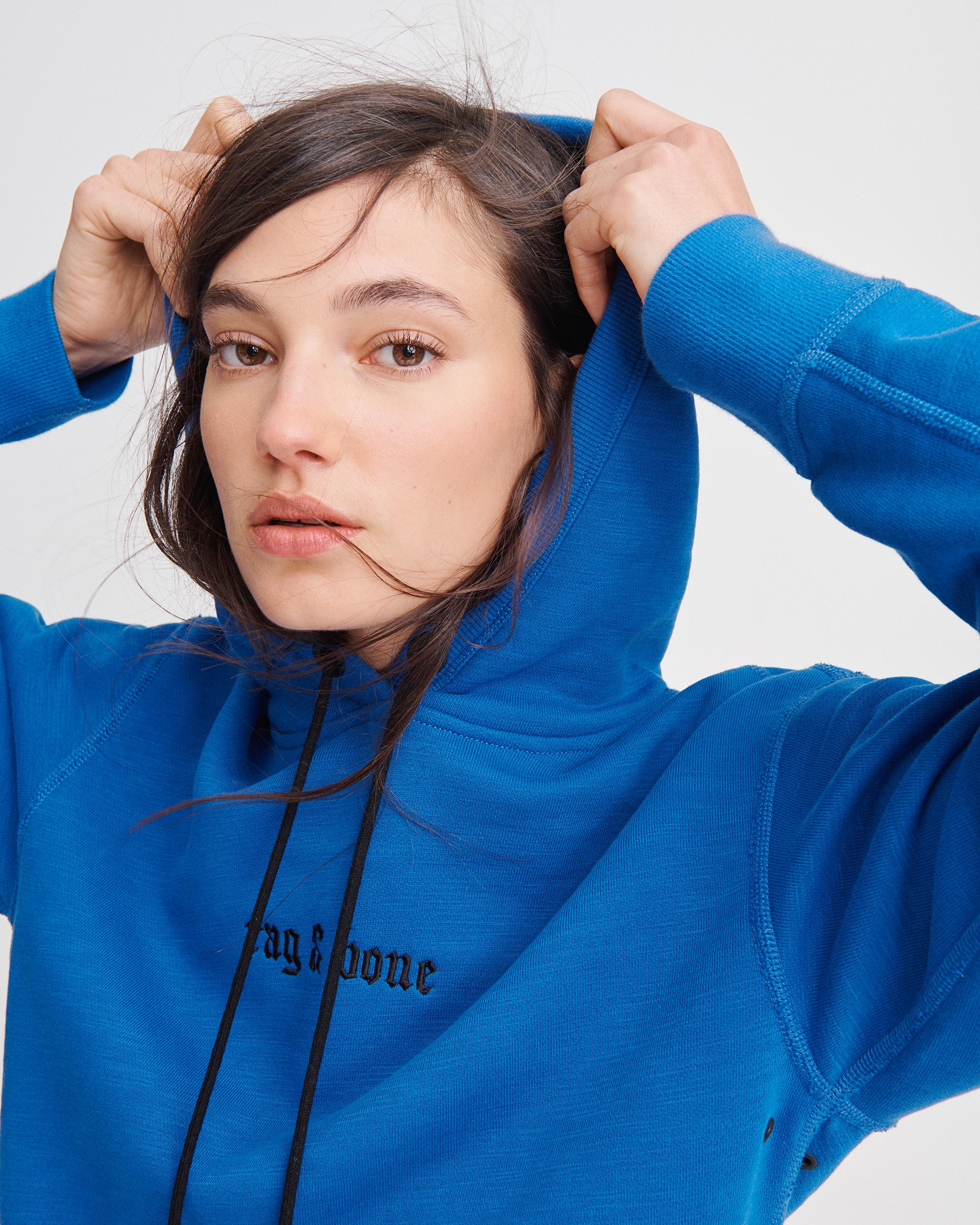 blue rag hoodie