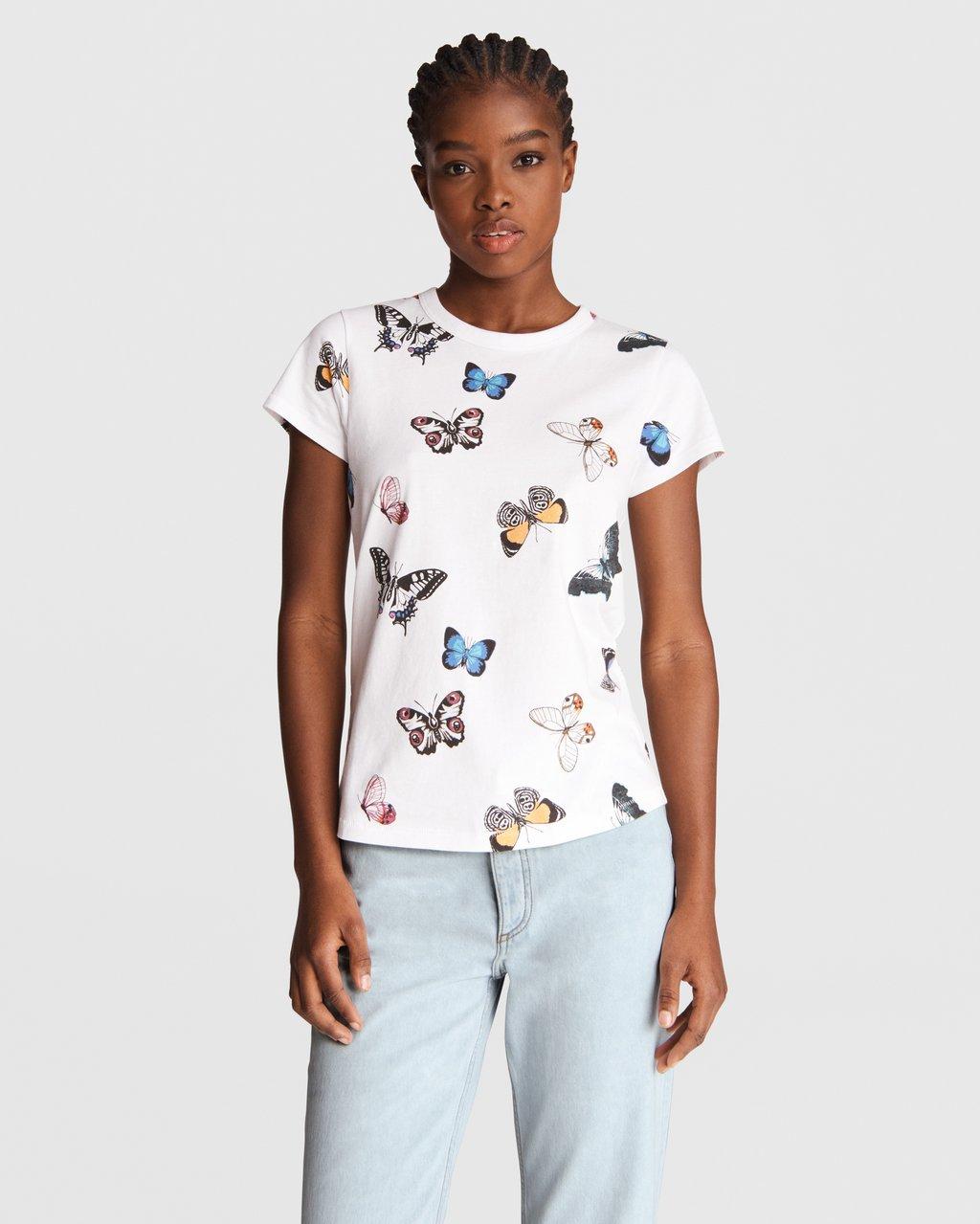 All Over Butterfly Cotton Tee