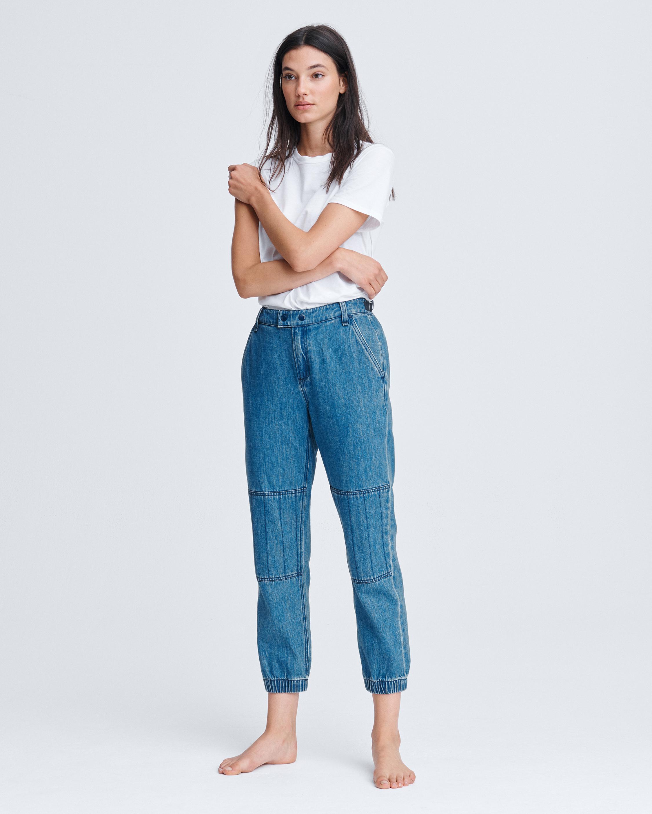 denim lounge pants