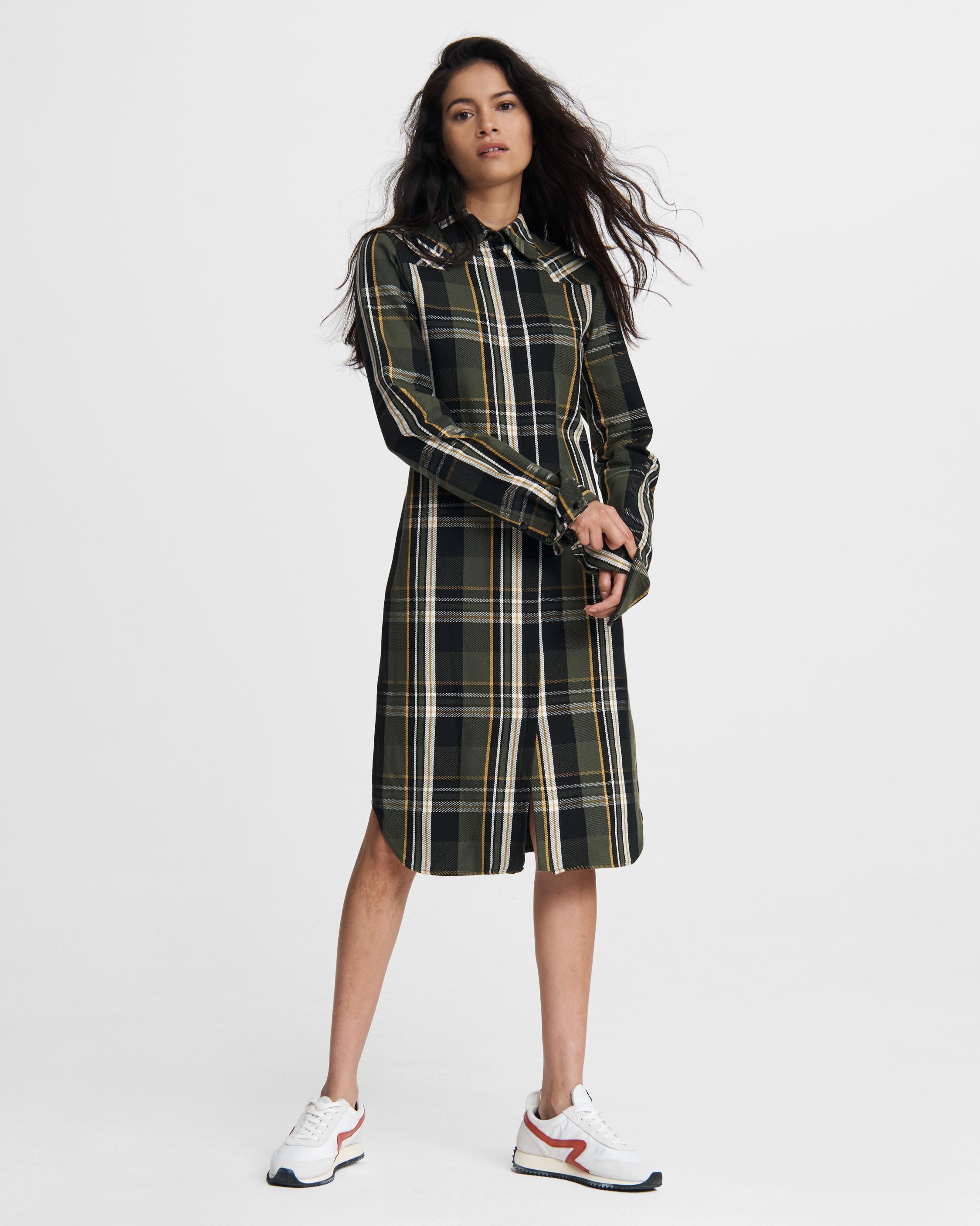 rag and bone plaid dress