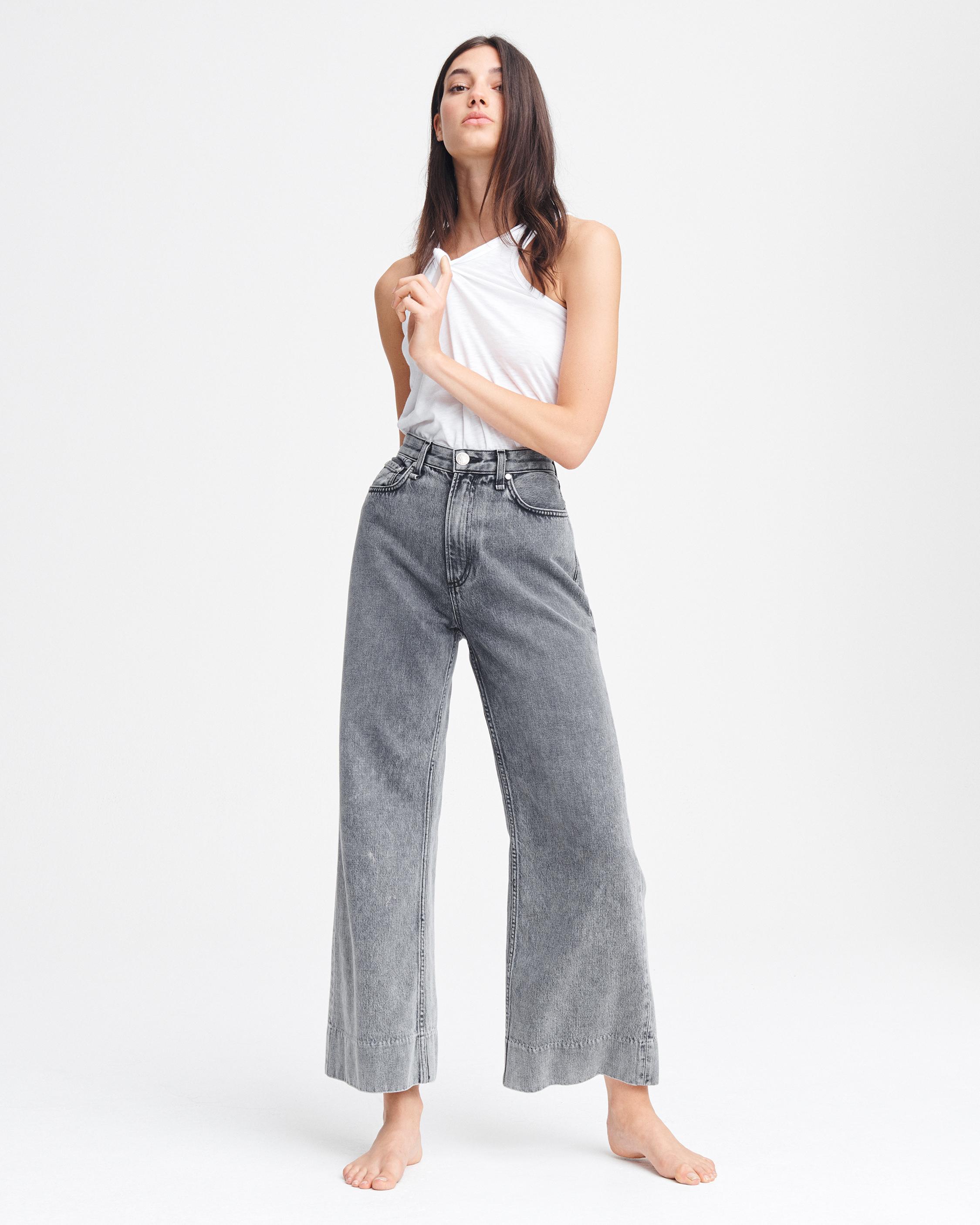 Ruth Super High-Rise Ankle Wide Leg in Avro | rag & bone