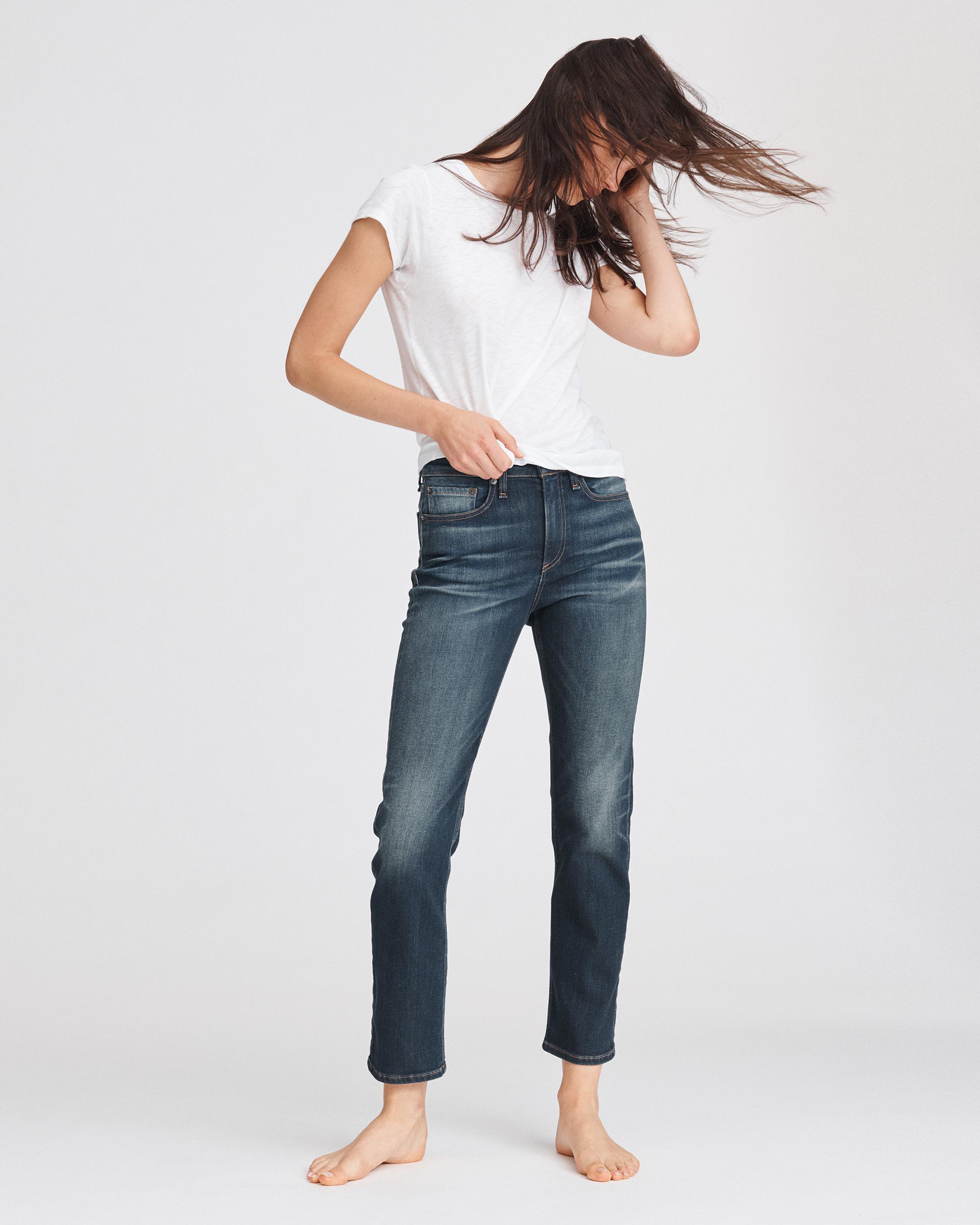 NINA HIGH-RISE ANKLE CIGARETTE