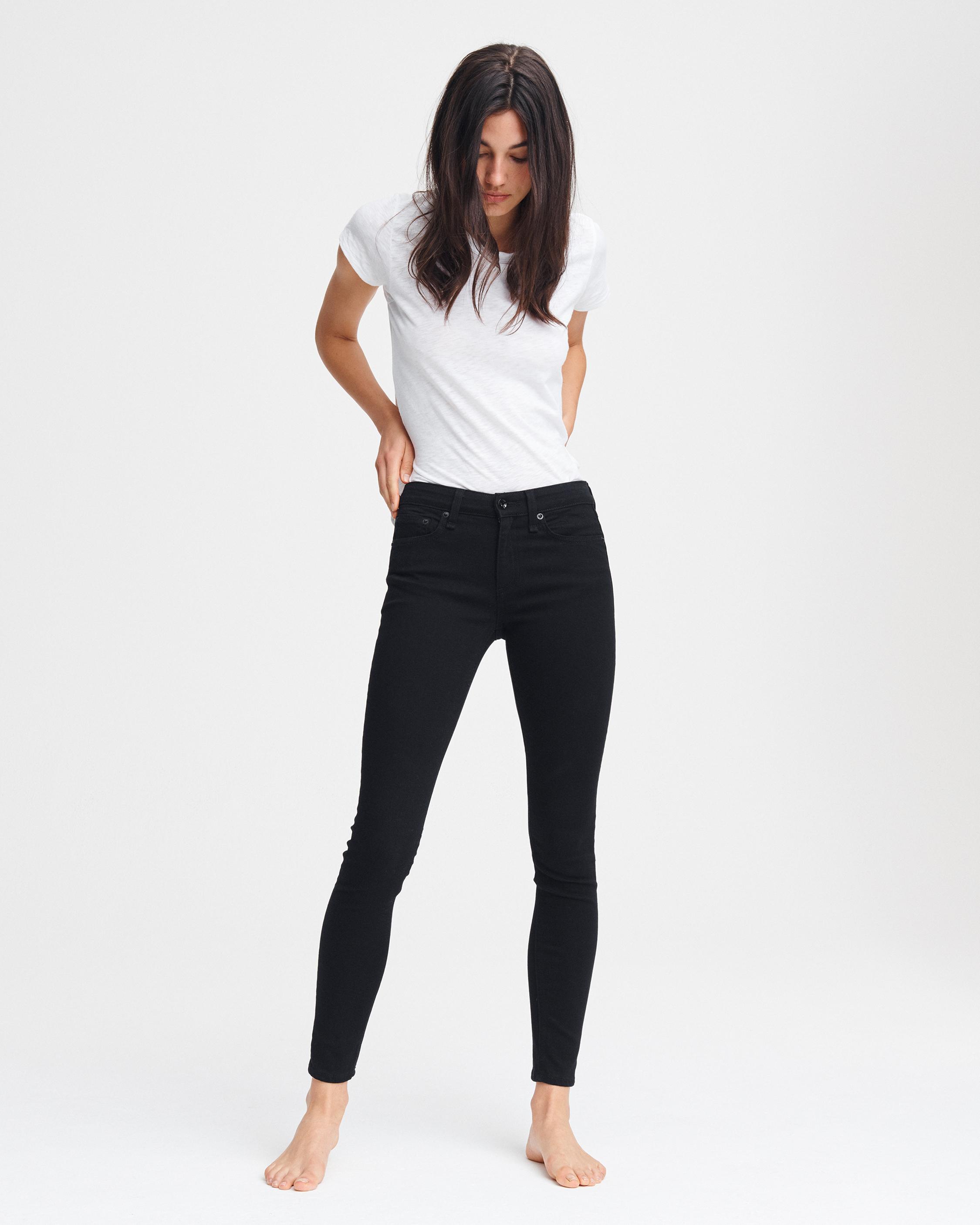 Cate Mid-rise Skinny - No Fade Black | Women Jeans | rag & bone