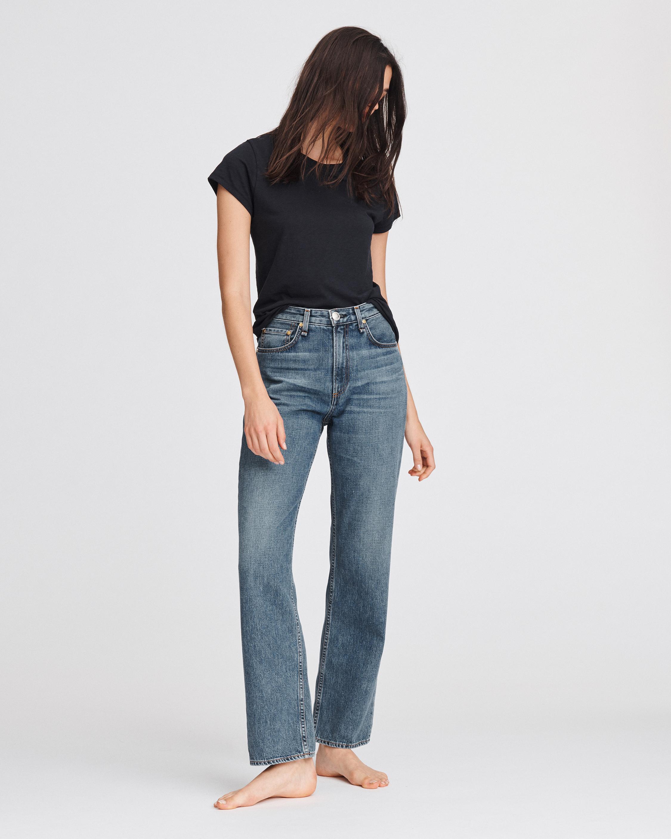 Ruth Super High-Rise Straight Leg Jeans 