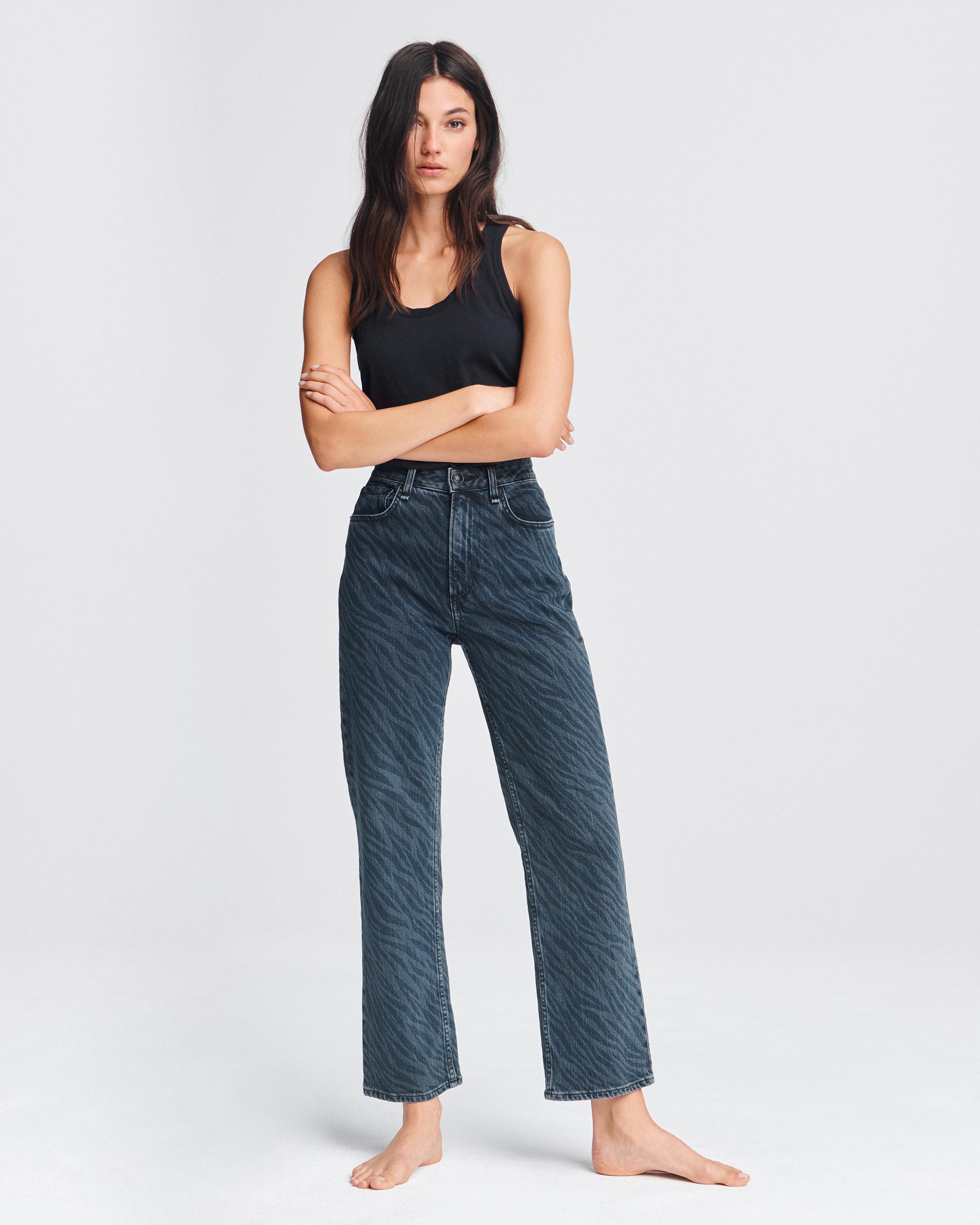 Ruth Super High-Rise Straight Leg Jeans 