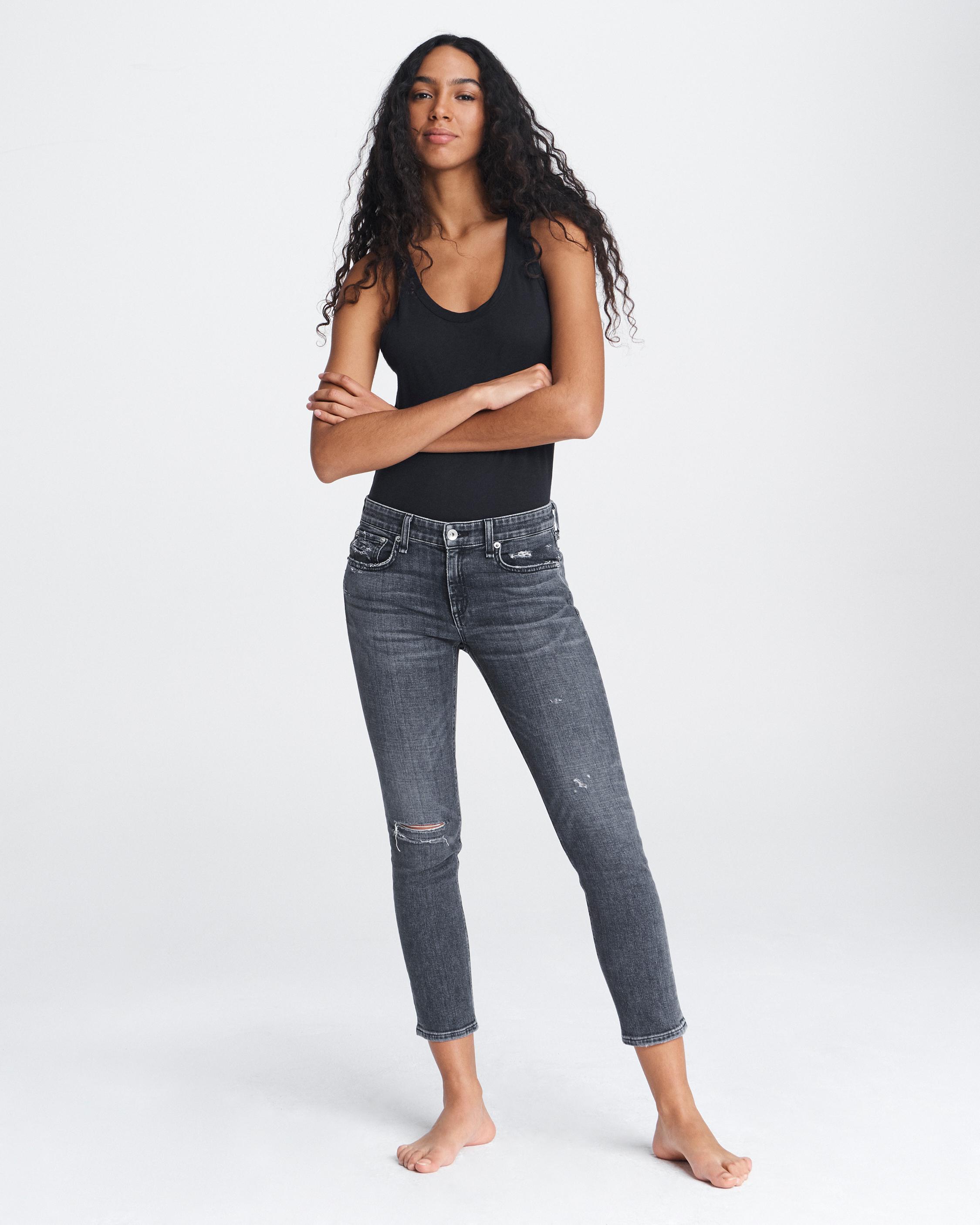 low waist boyfriend jeans