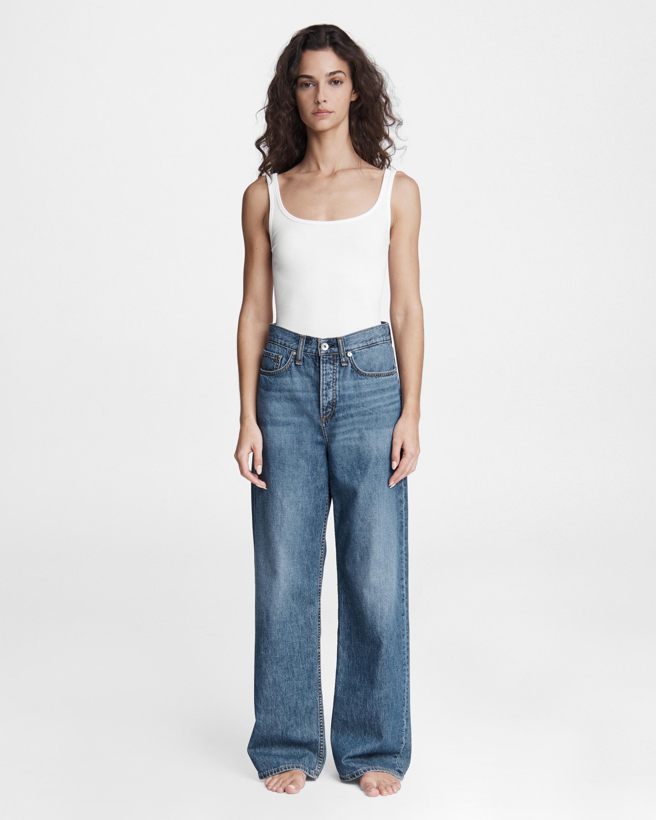 Logan Low-rise Wide Leg Jean | Women Jeans | rag & bone