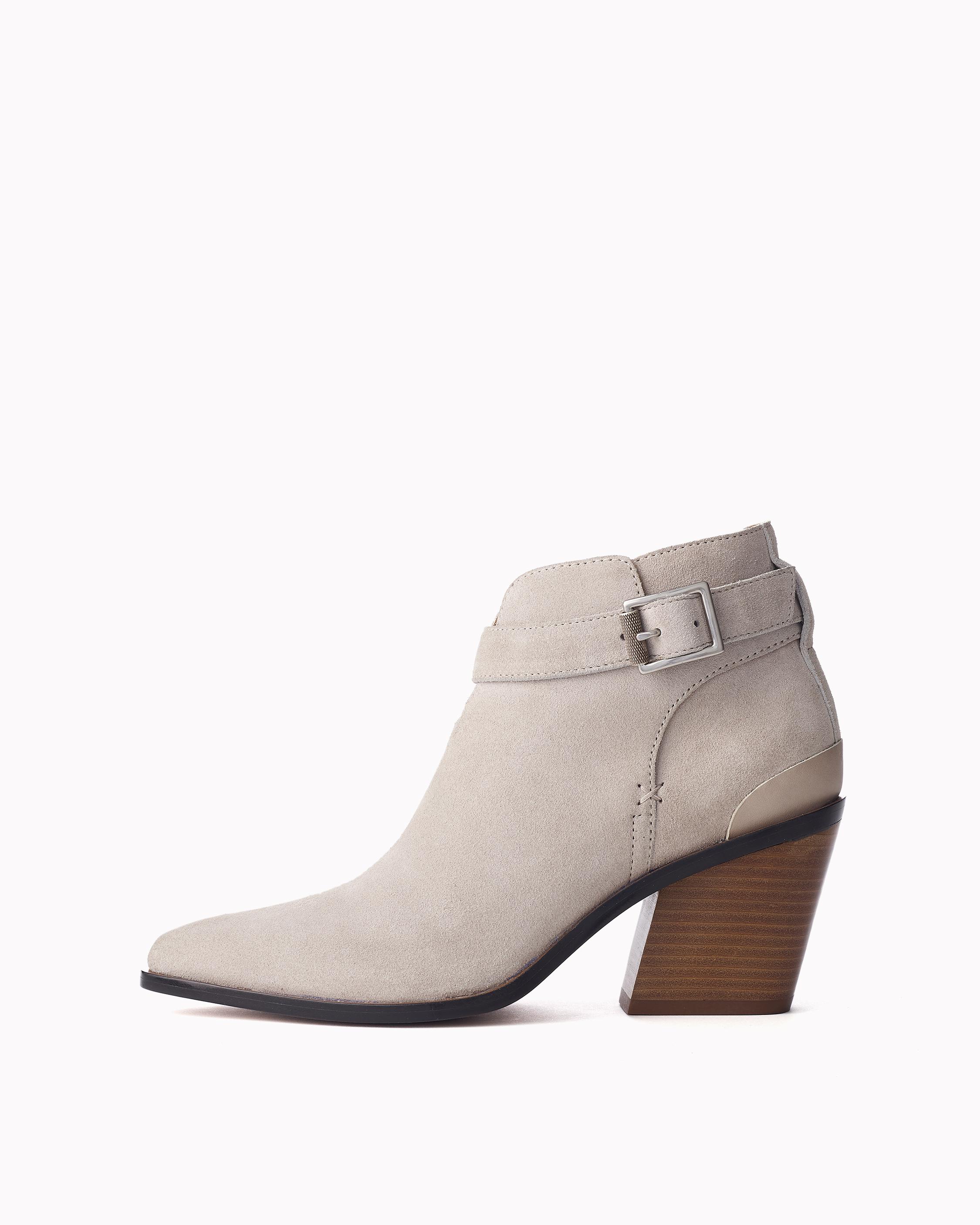 rag and bone grey suede booties