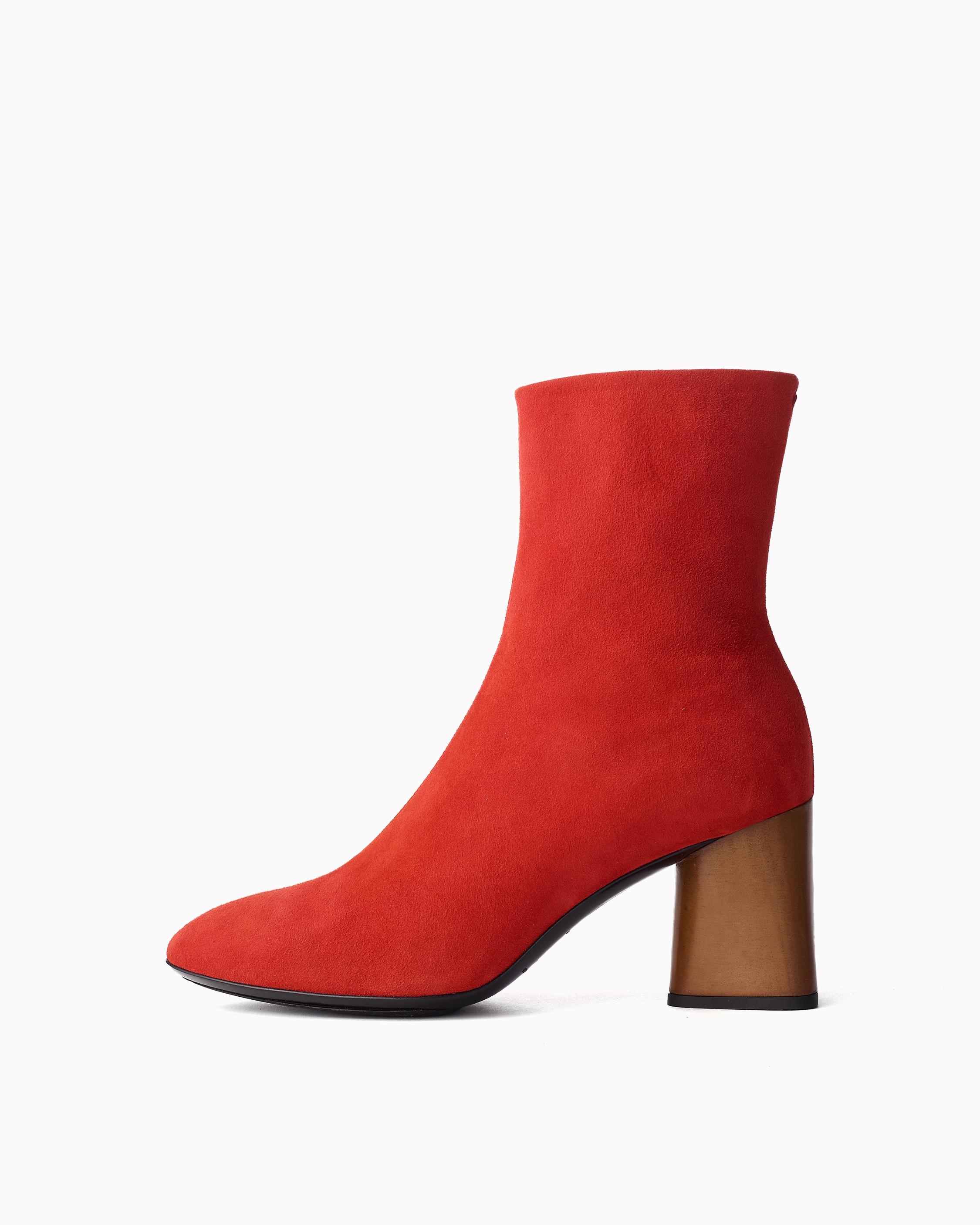 rag and bone red boots