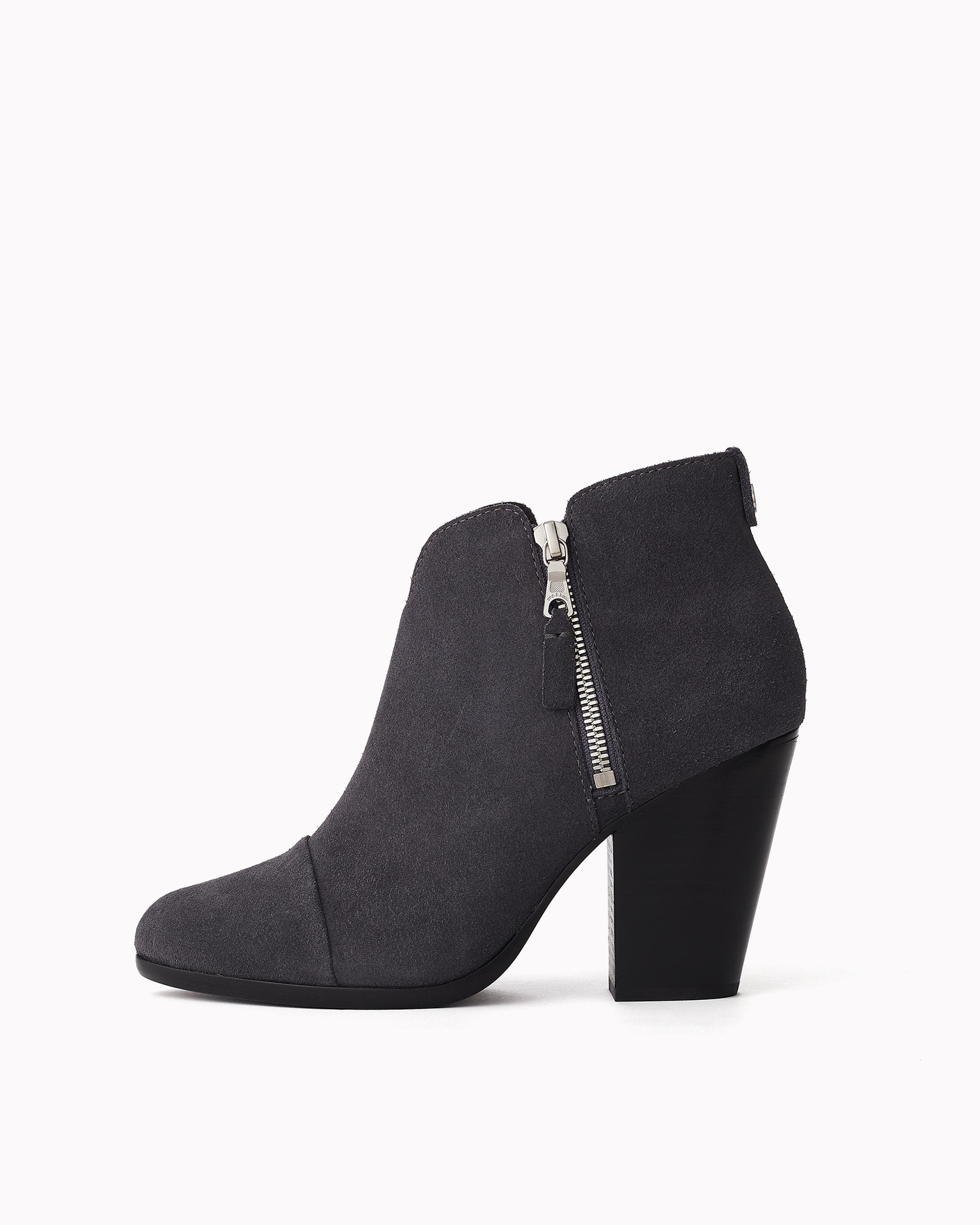 next navy ankle boots