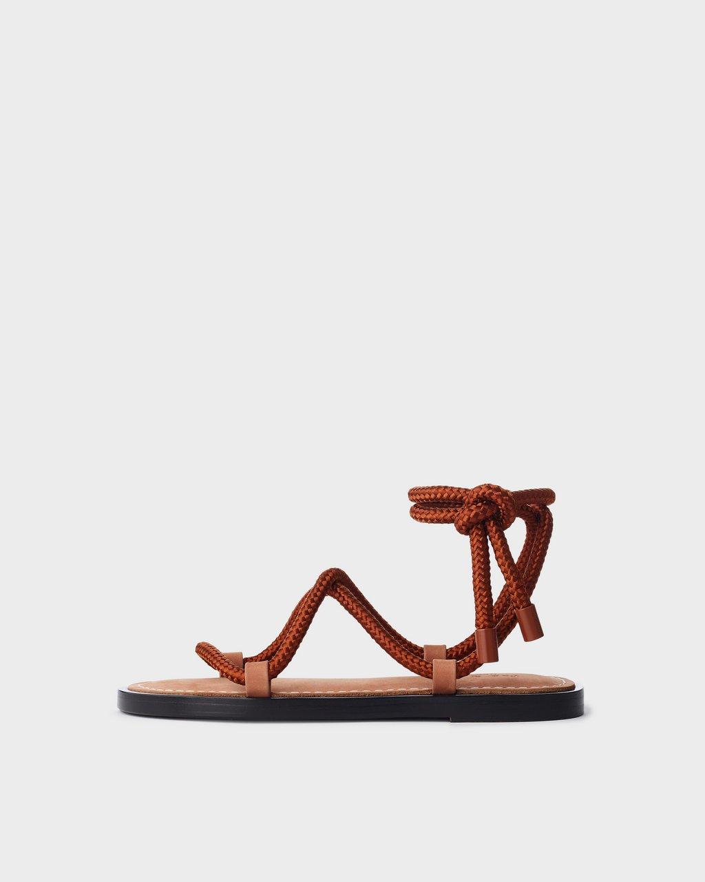 Infinity Sandal - Leather and Nylon